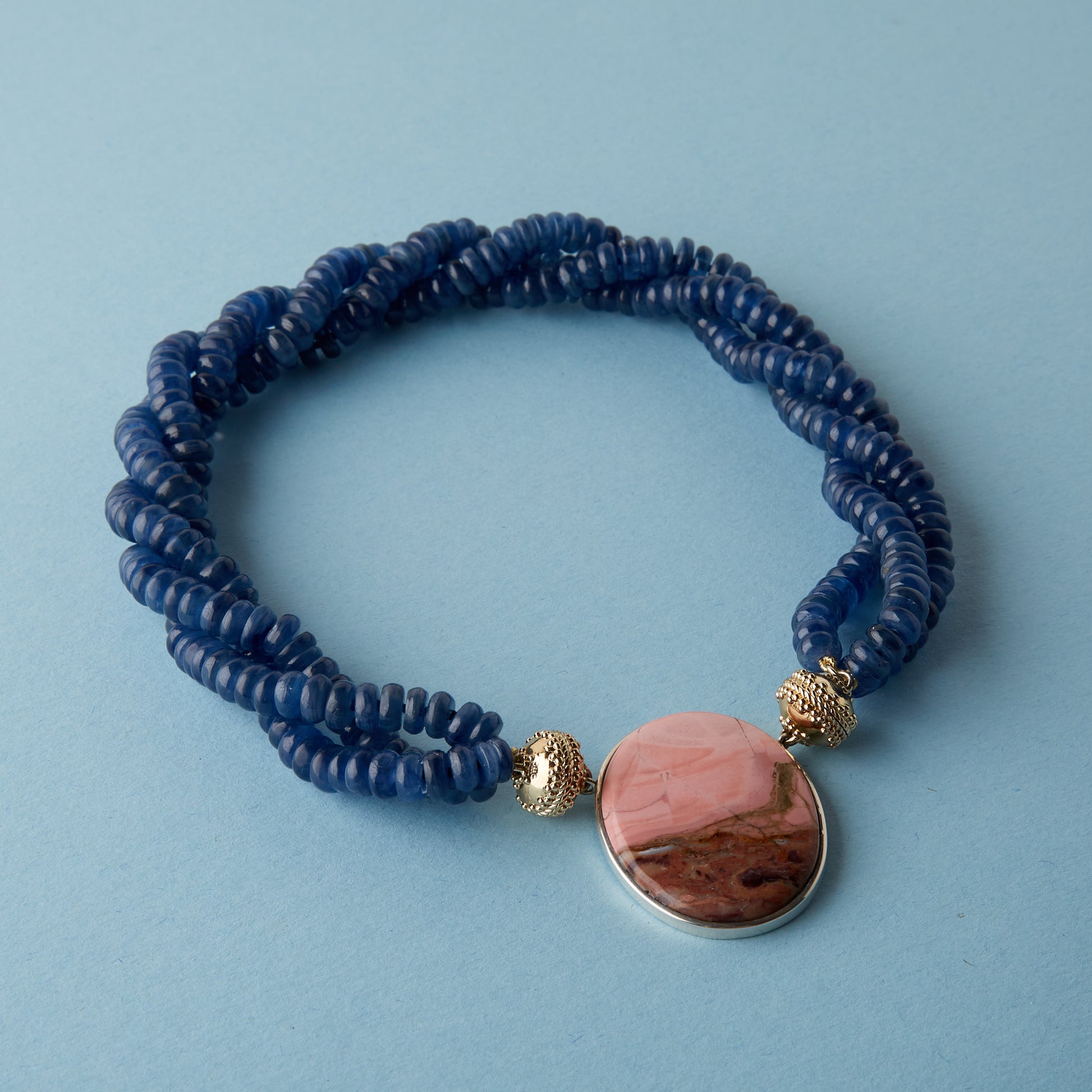 Pink Mookaite Oval Cabochon Centerpiece