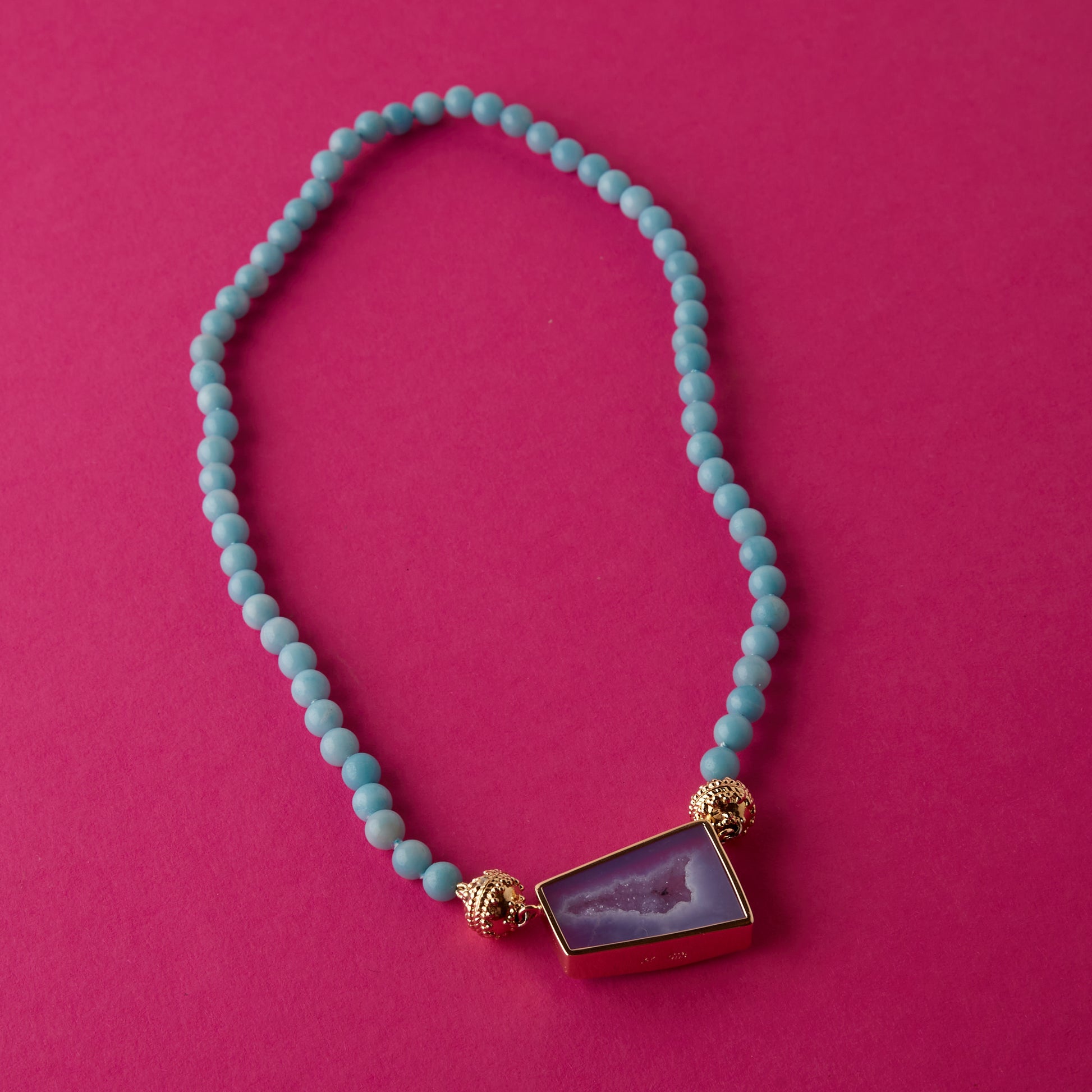 Victoire 6mm Amazonite Mini Necklace