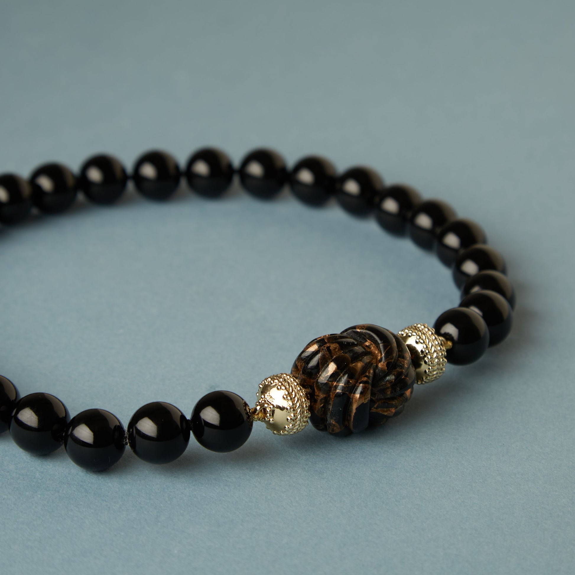 Large Carved Knot Bronze Dalmatian Centerpiece