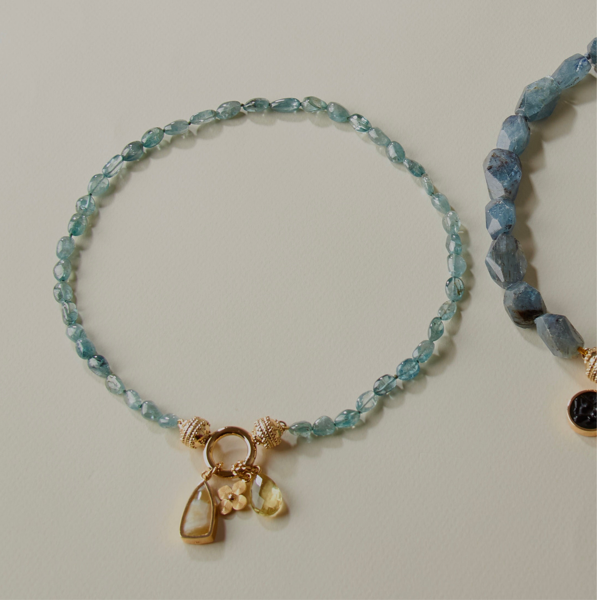 Blue Zircon Mini Necklace