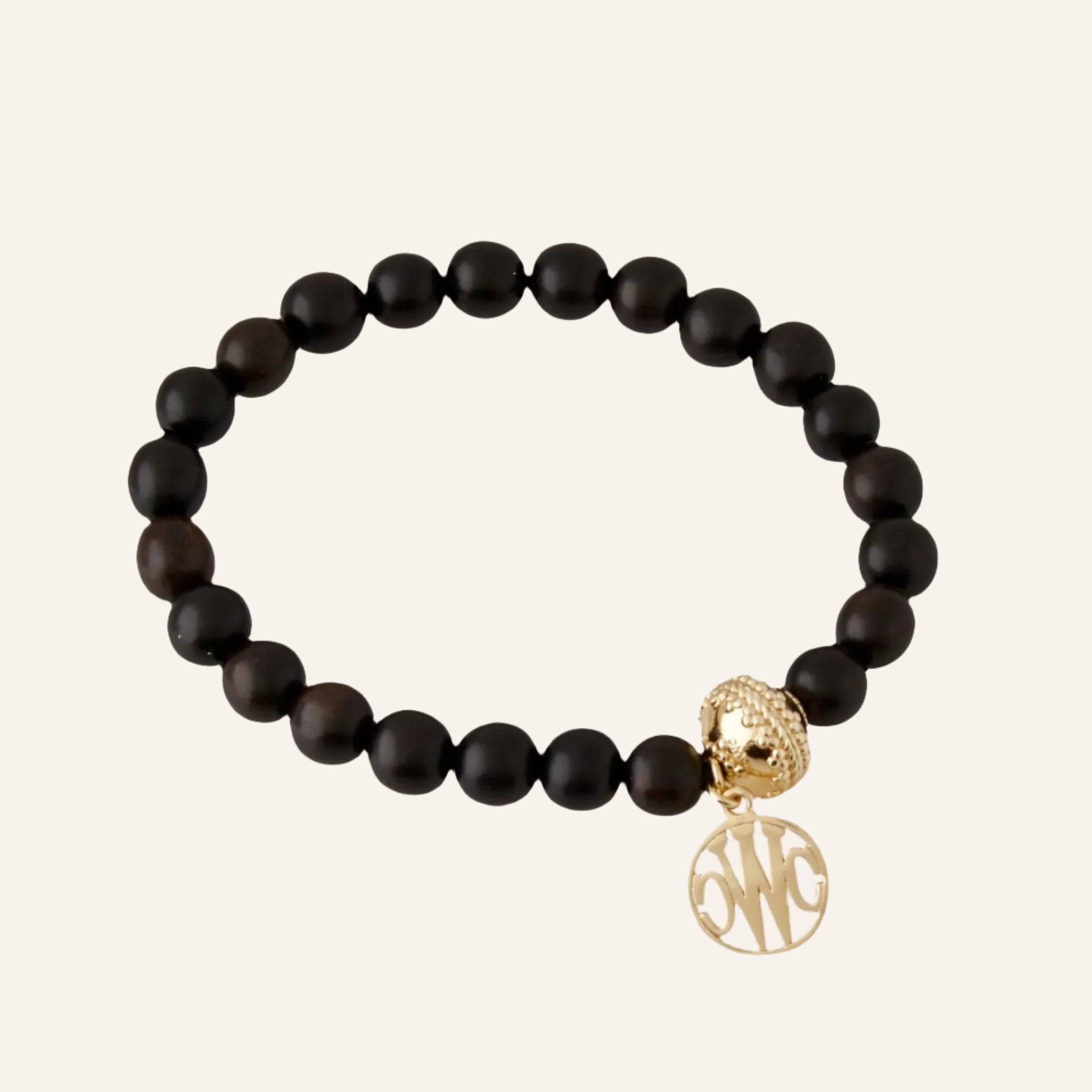 Black Ebony 8mm Stretch Bracelet