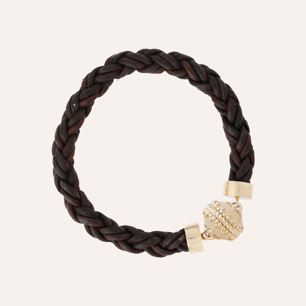 Bolo Brown Leather Bracelet
