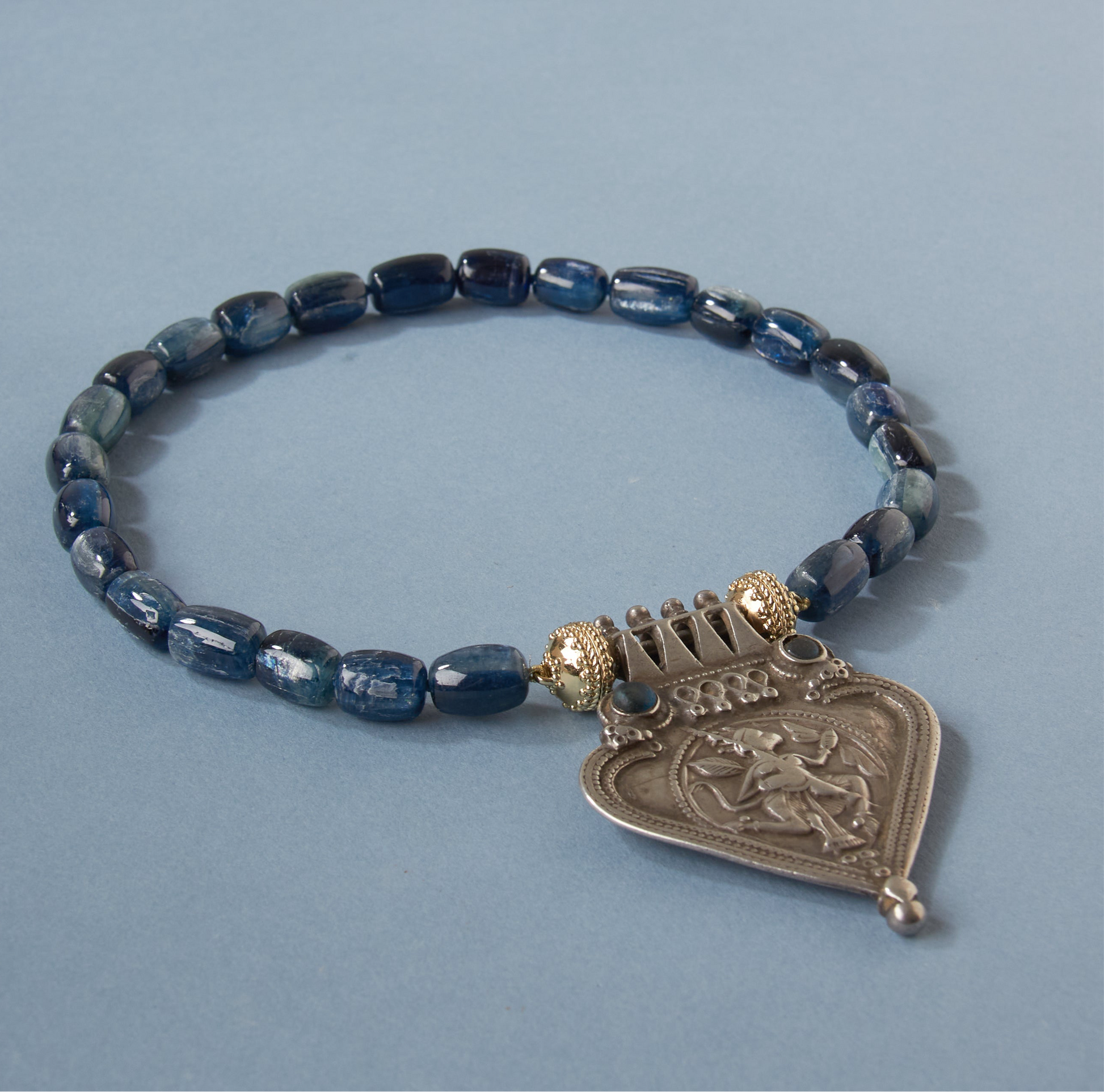 Tibetan Treasure Colaba Hanuman Amulet Shield Centerpiece