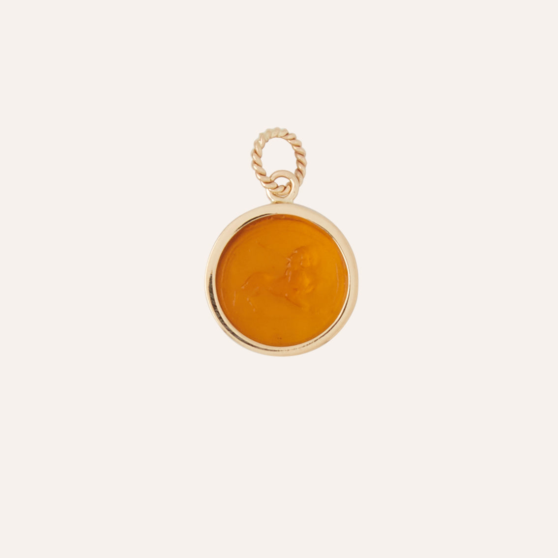 Classic Lion Italian Glass Charm