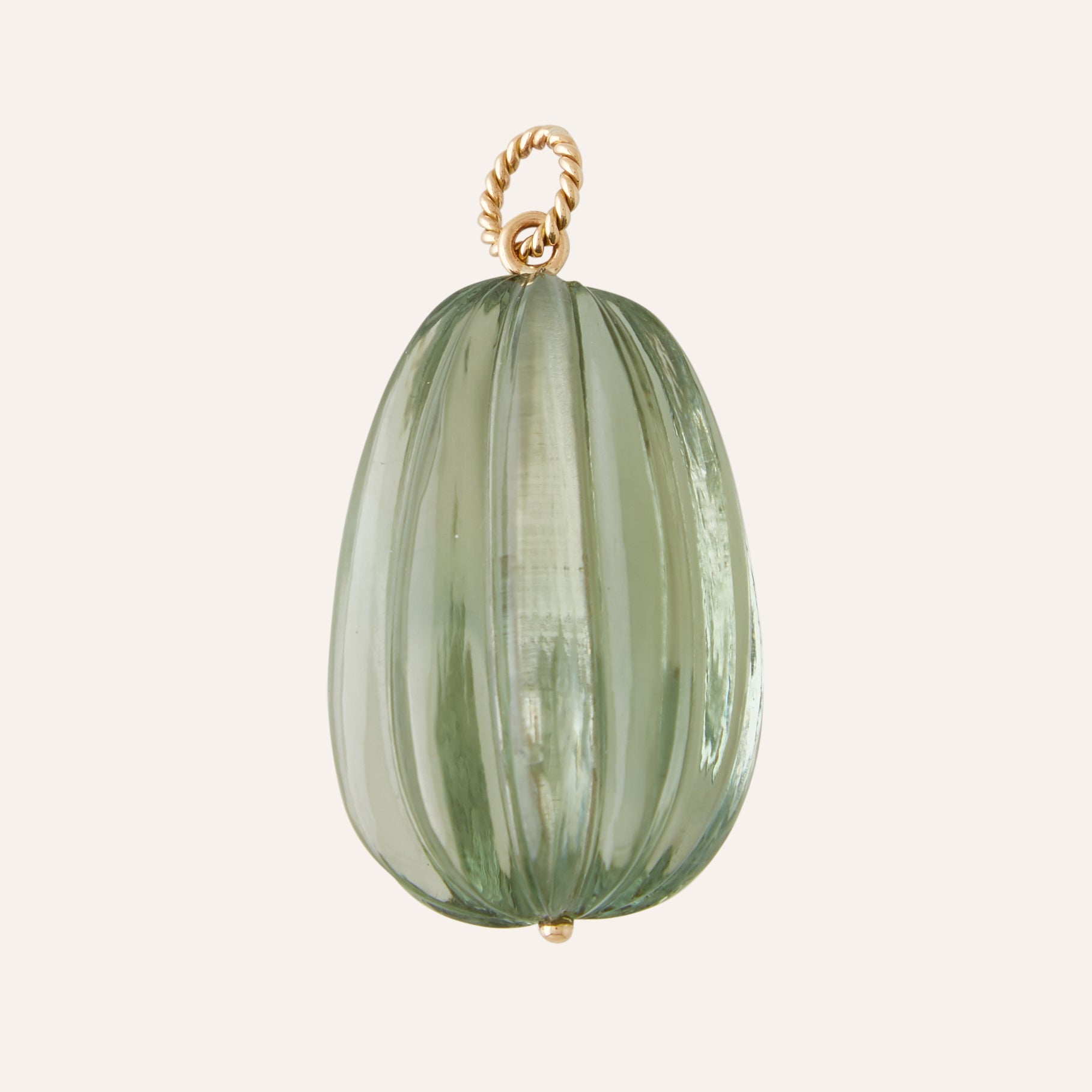 Melon Green Amethyst Charm