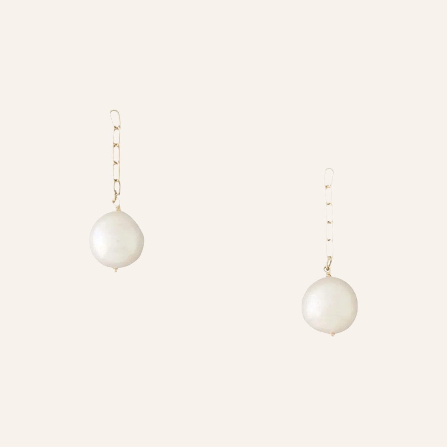 Solo Pearl 12-14mm Earring Drops