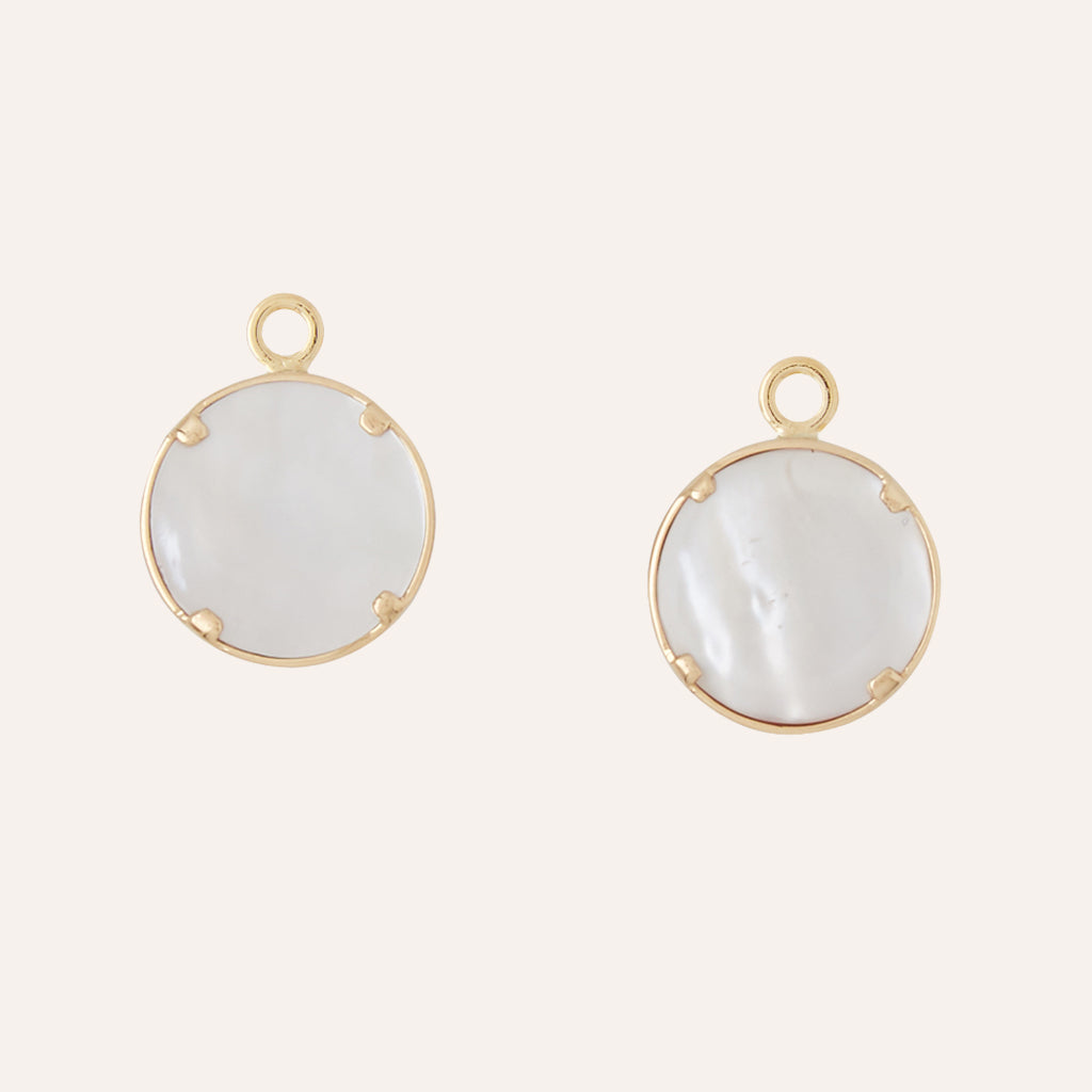 Guava Quartz Cabochon 15mm Earring Drops