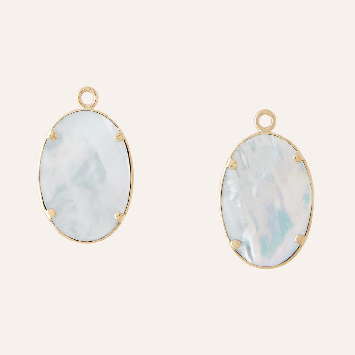 Vaporized Dark Silver Oval Druzy Earring Drops