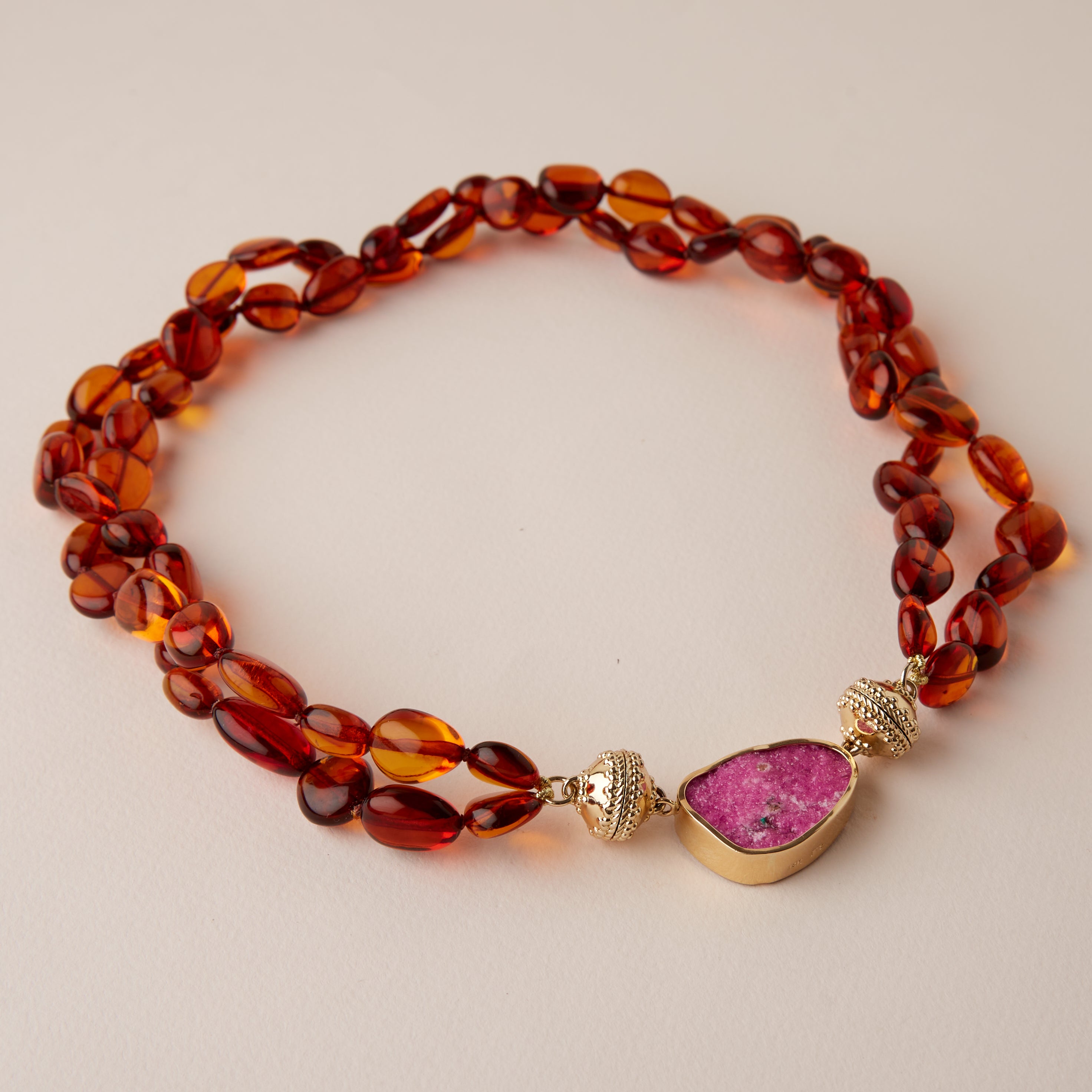 Helen Baltic Amber Double-Strand Necklace