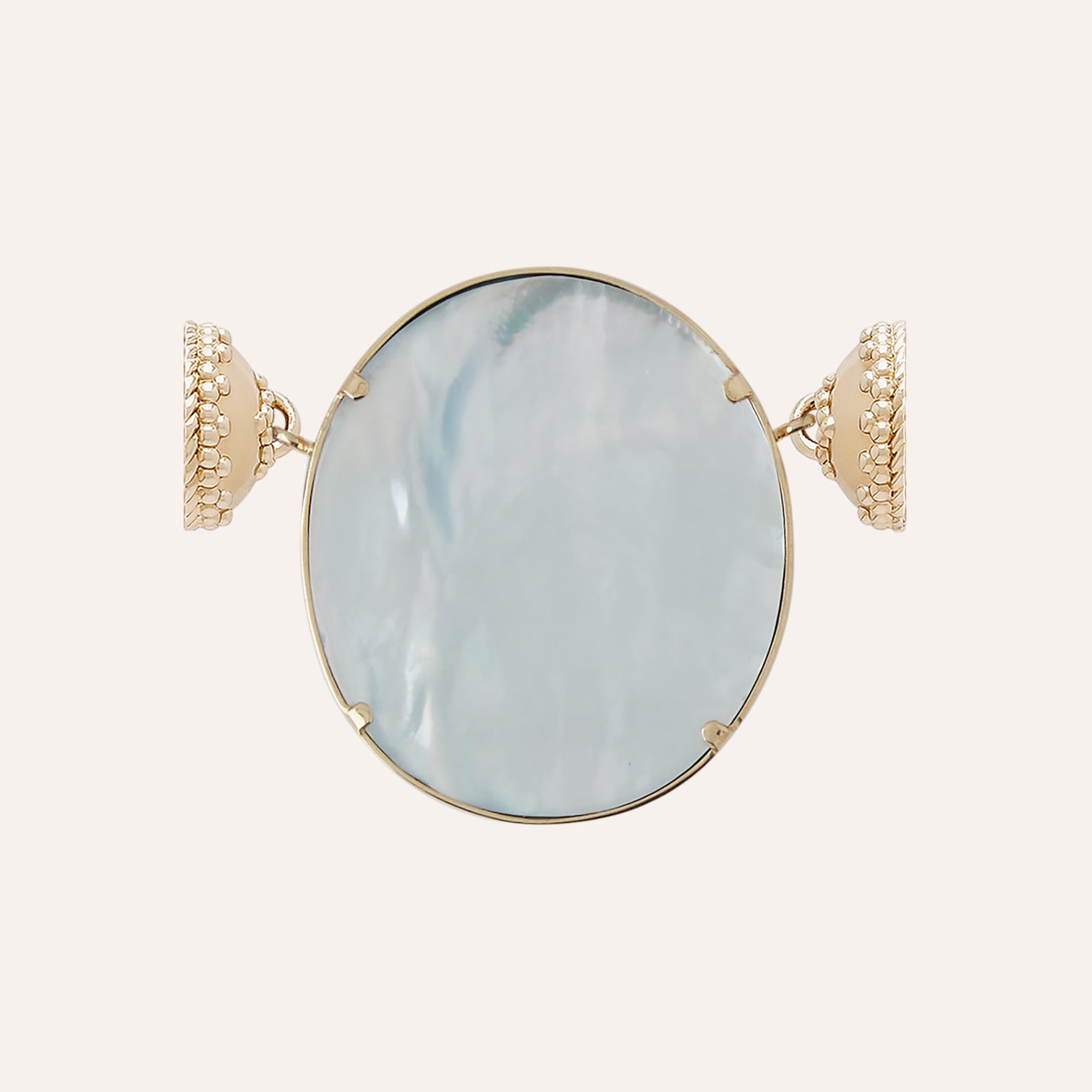 14K Classic Venus Deep Caribbean Blue Italian Glass Centerpiece