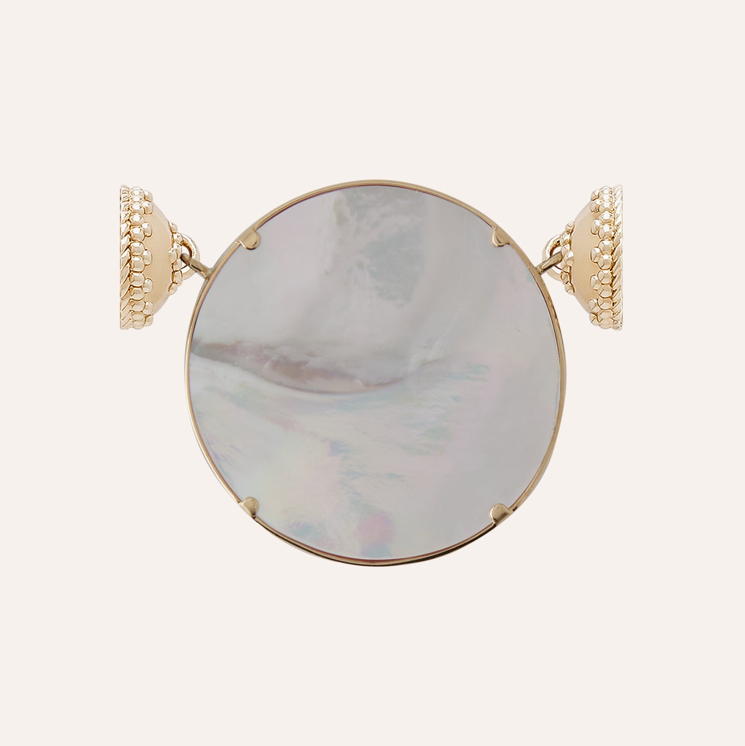 14K Classic Equine Pink Italian Glass