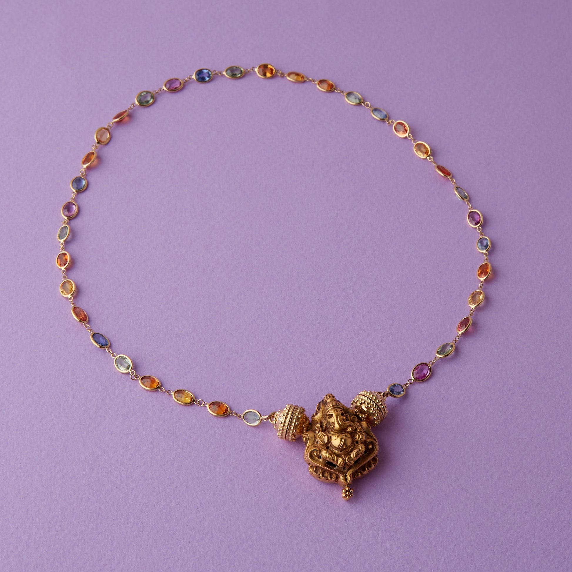 Temple 22K Ganesh Mini Centerpiece