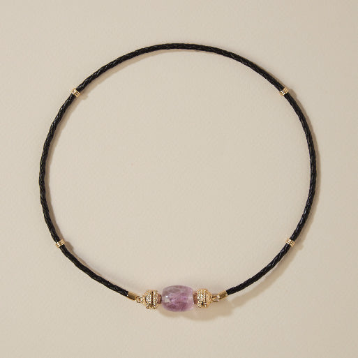Amethyst Tumbled Barrel Mini Centerpiece