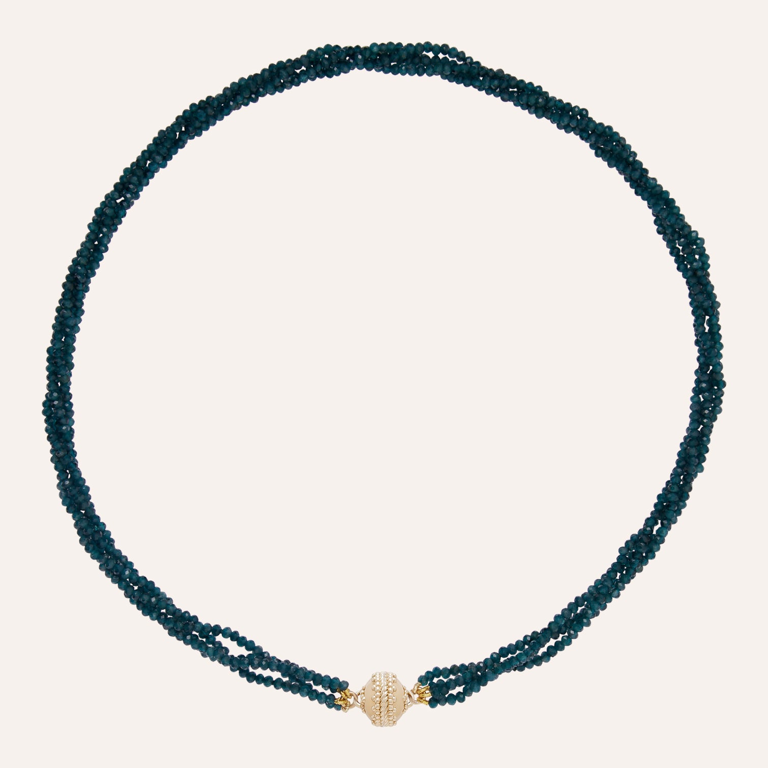 Michel Grandidierite Multi-Strand Mini Necklace