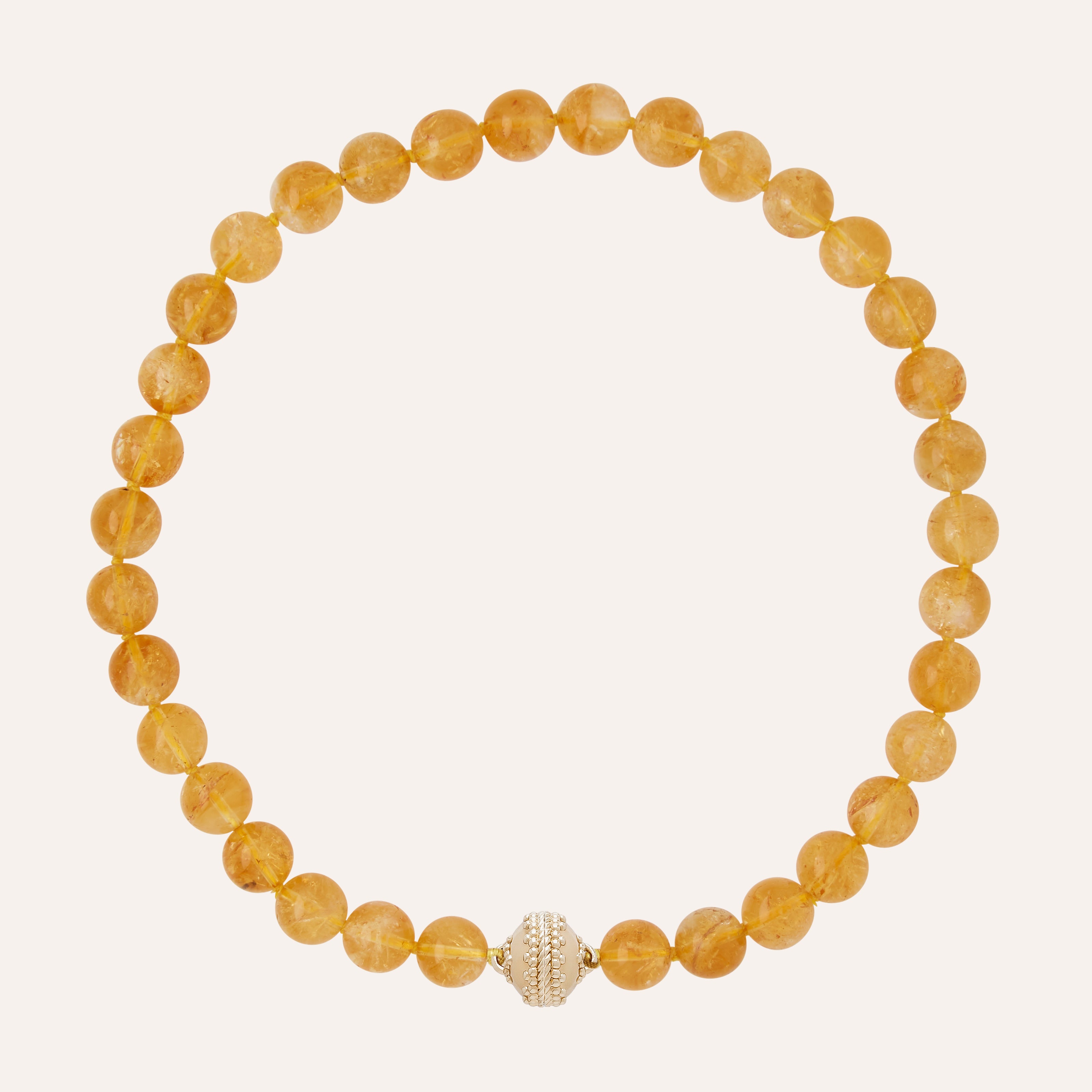 Victoire Citrine 11mm Necklace