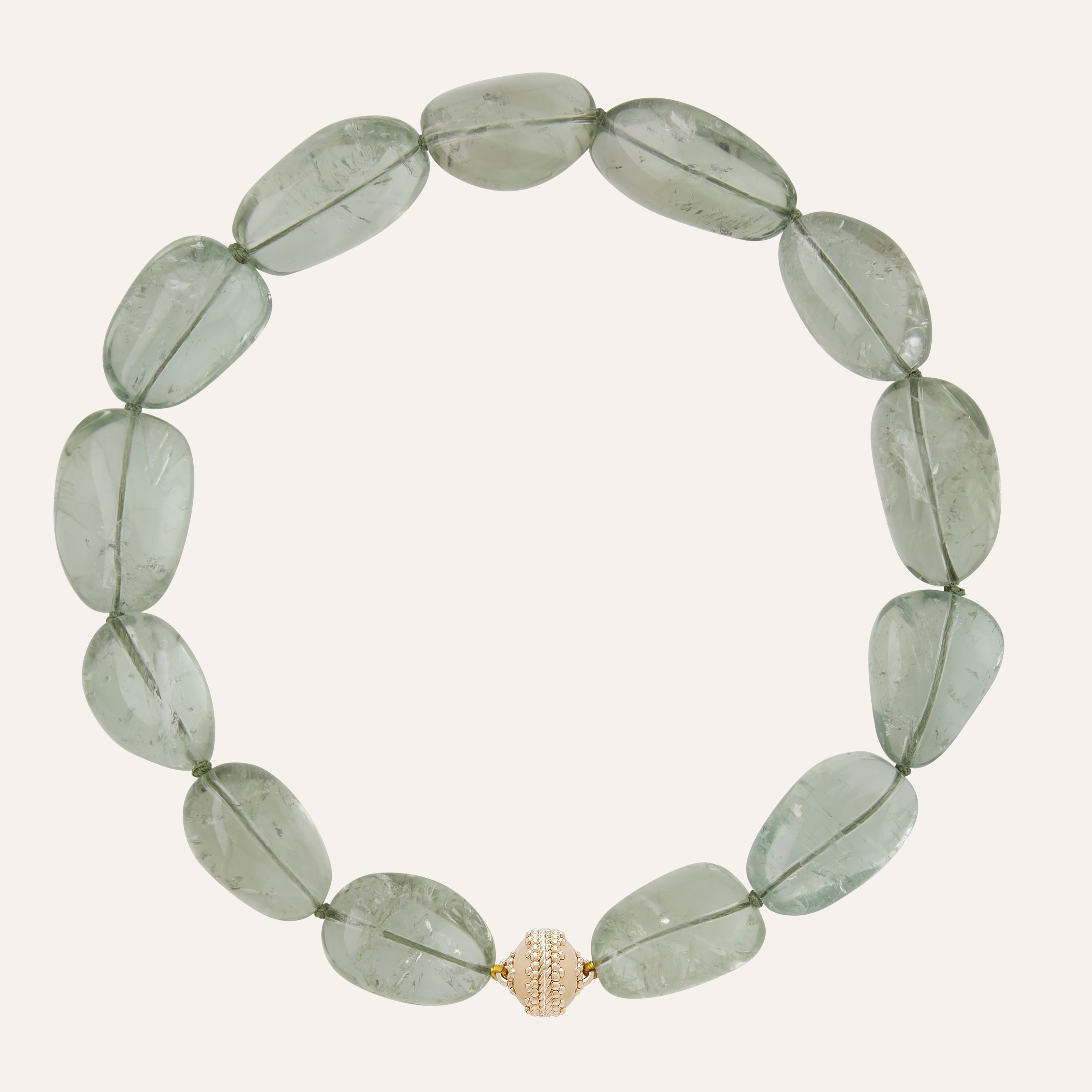 Large Helen Green Amethyst Necklace