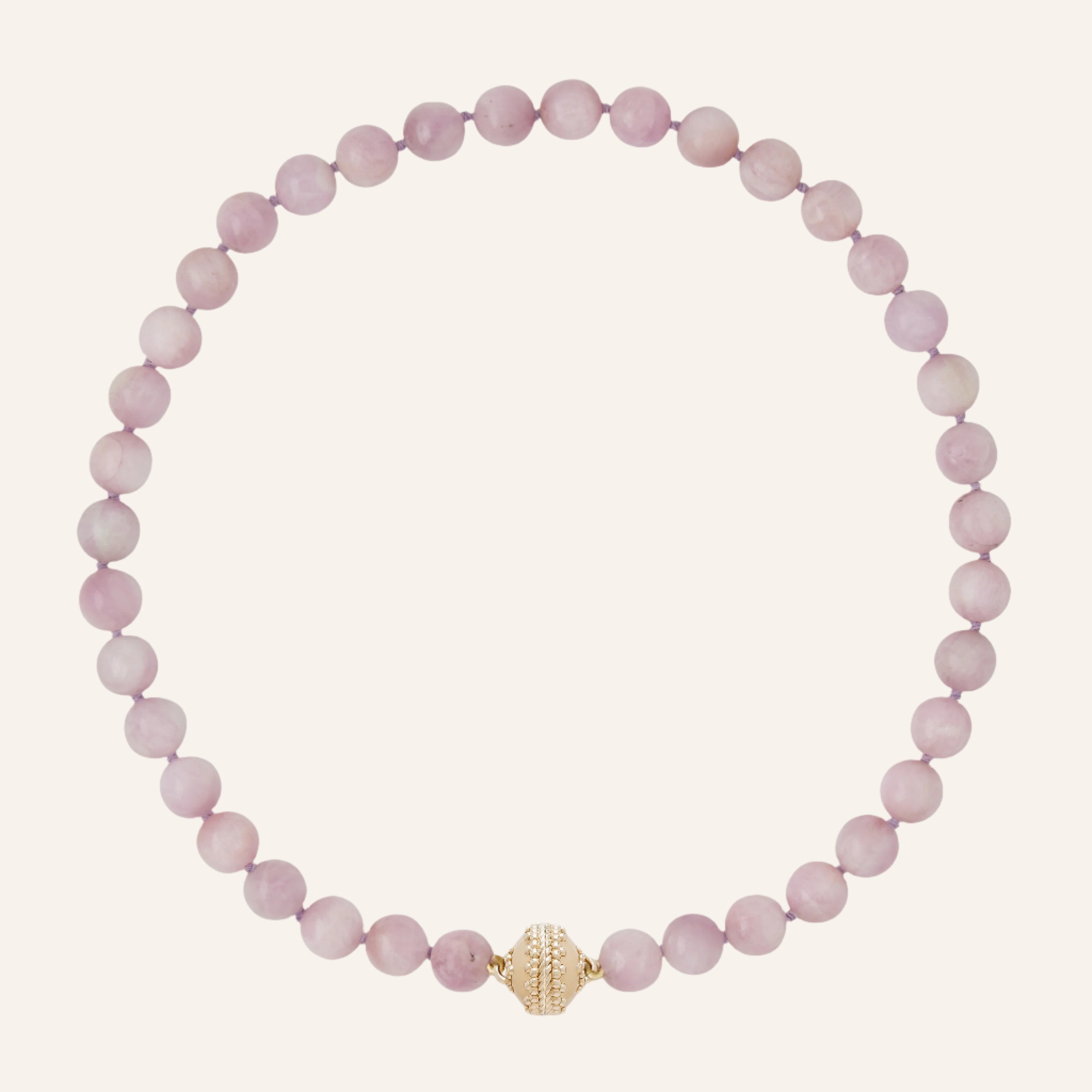 Victoire Pink Kunzite 10mm Necklace