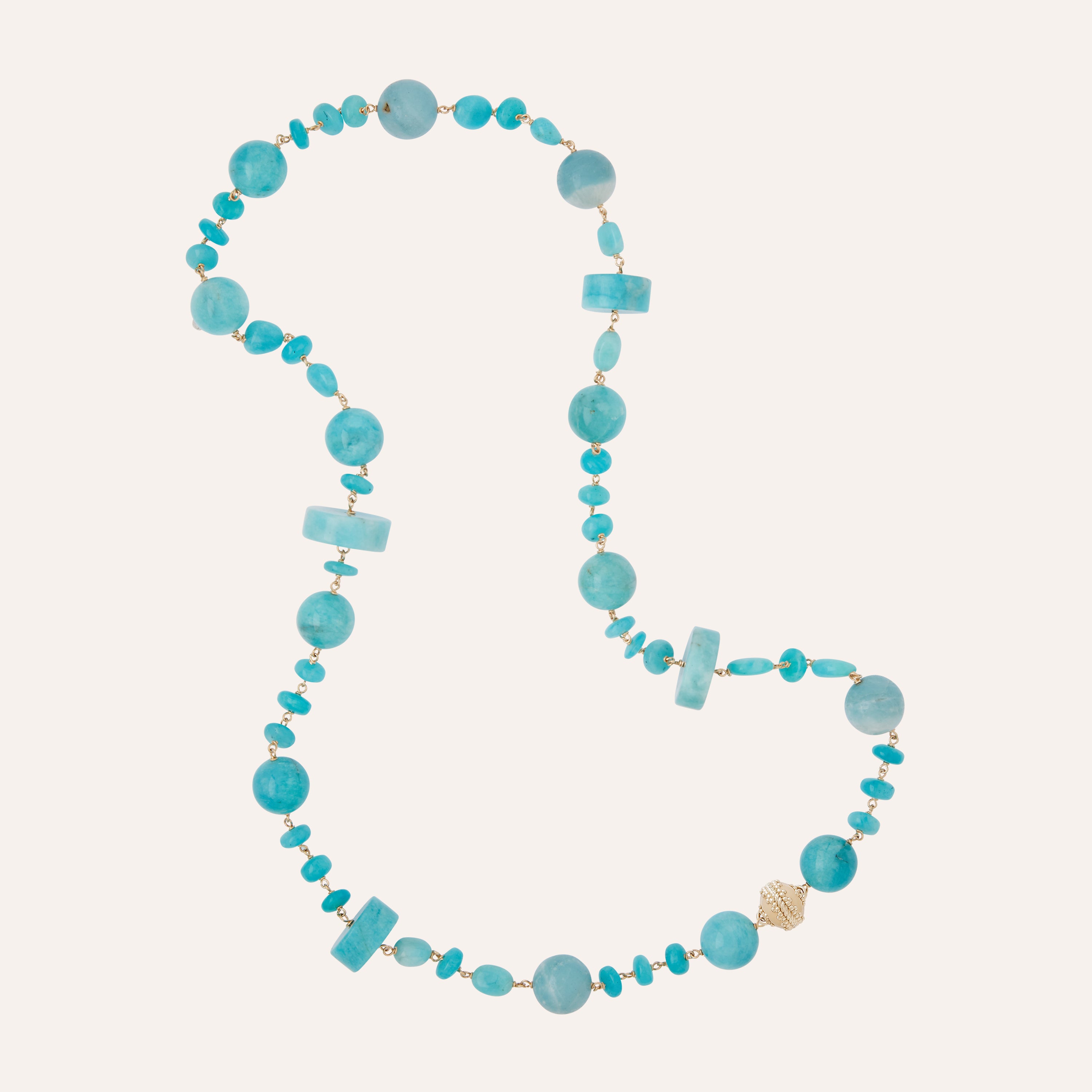 Caspian Mixed Amazonite Necklace