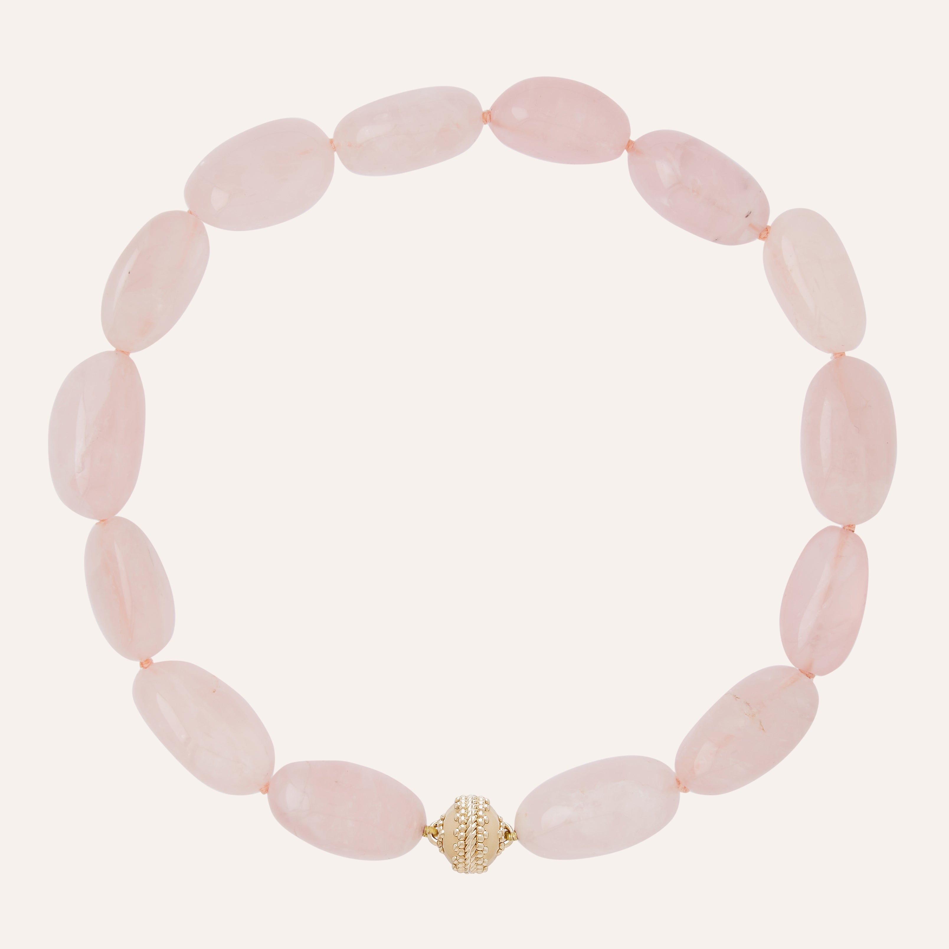 Helen Rose Quartz Tumbled Necklace