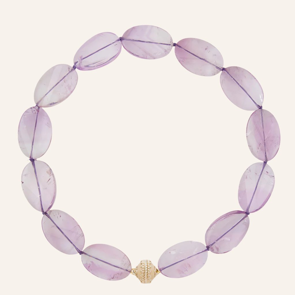 Medium Helen Rose Amethyst Necklace