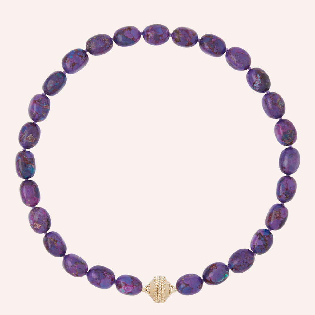 Purple Turquoise Necklace – Clara Williams1