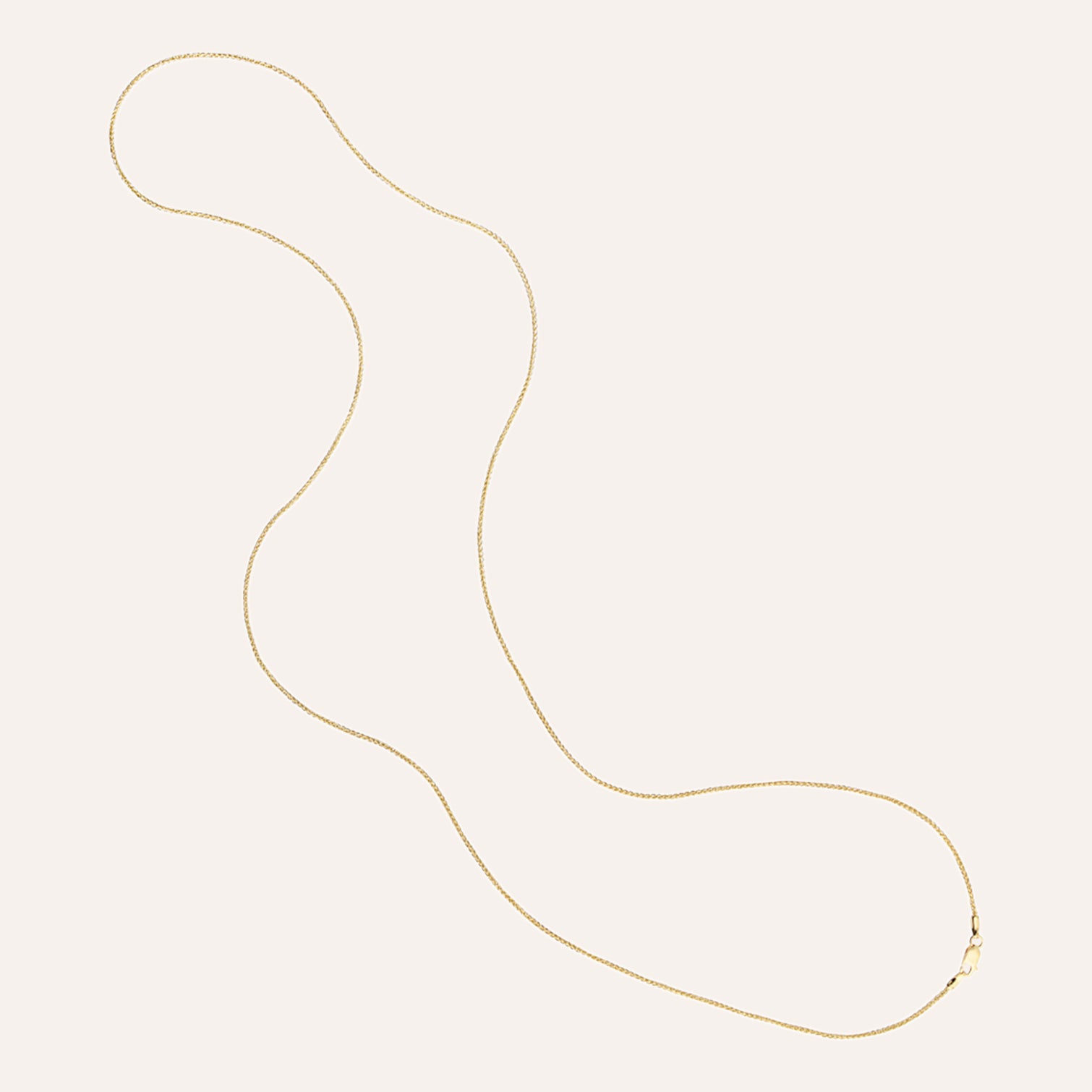 Round Wheat Necklace Chain, 30"L