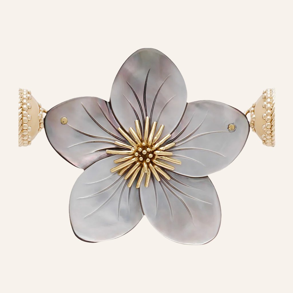 Large Gray Pearl Cherry Blossom Centerpiece