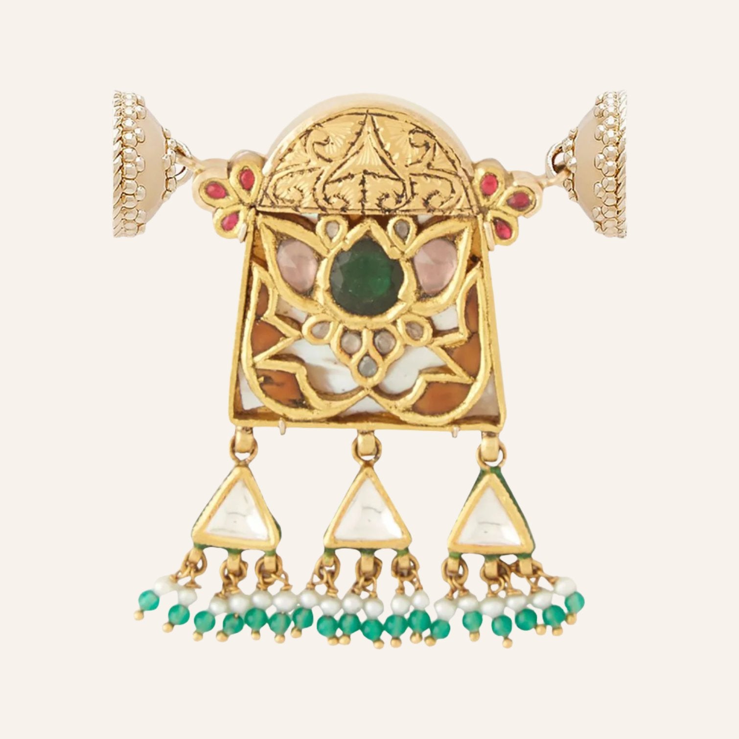 a statue of a man and a clock