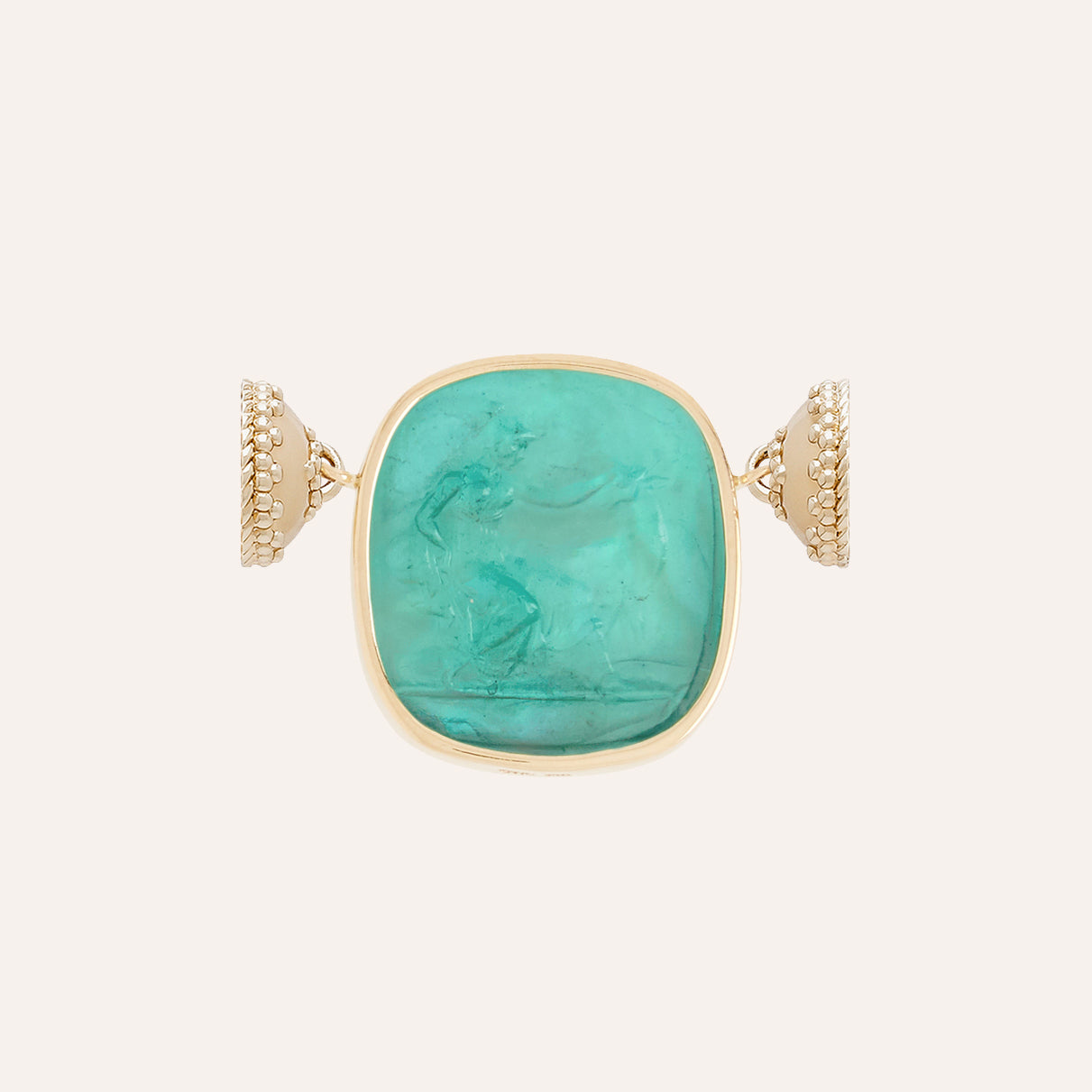Classic Diana Paraiba Italian Glass Centerpiece