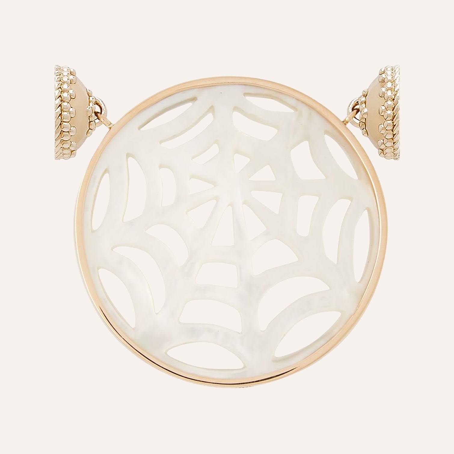 Mother of Pearl Spider Web Centerpiece