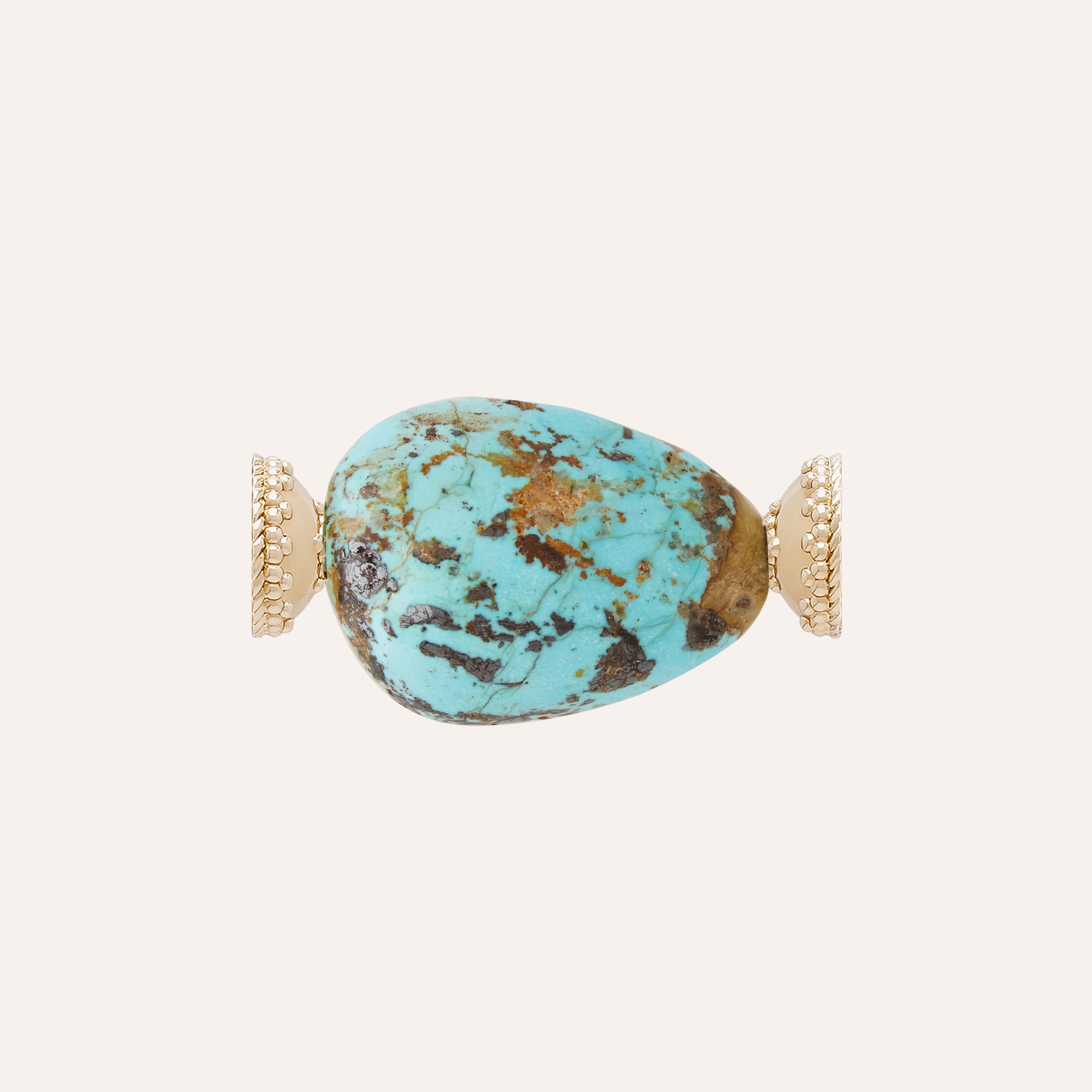 Large Kingman Turquoise Tumbled Centerpiece