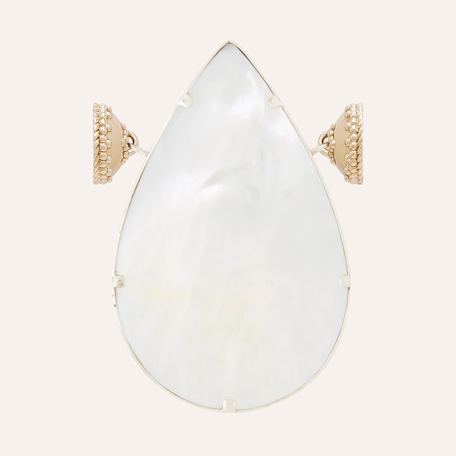 Larimar and Sterling Silver Teardrop Centerpiece