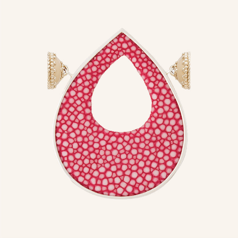 Large Hot Pink Stingray Teardrop Centerpiece