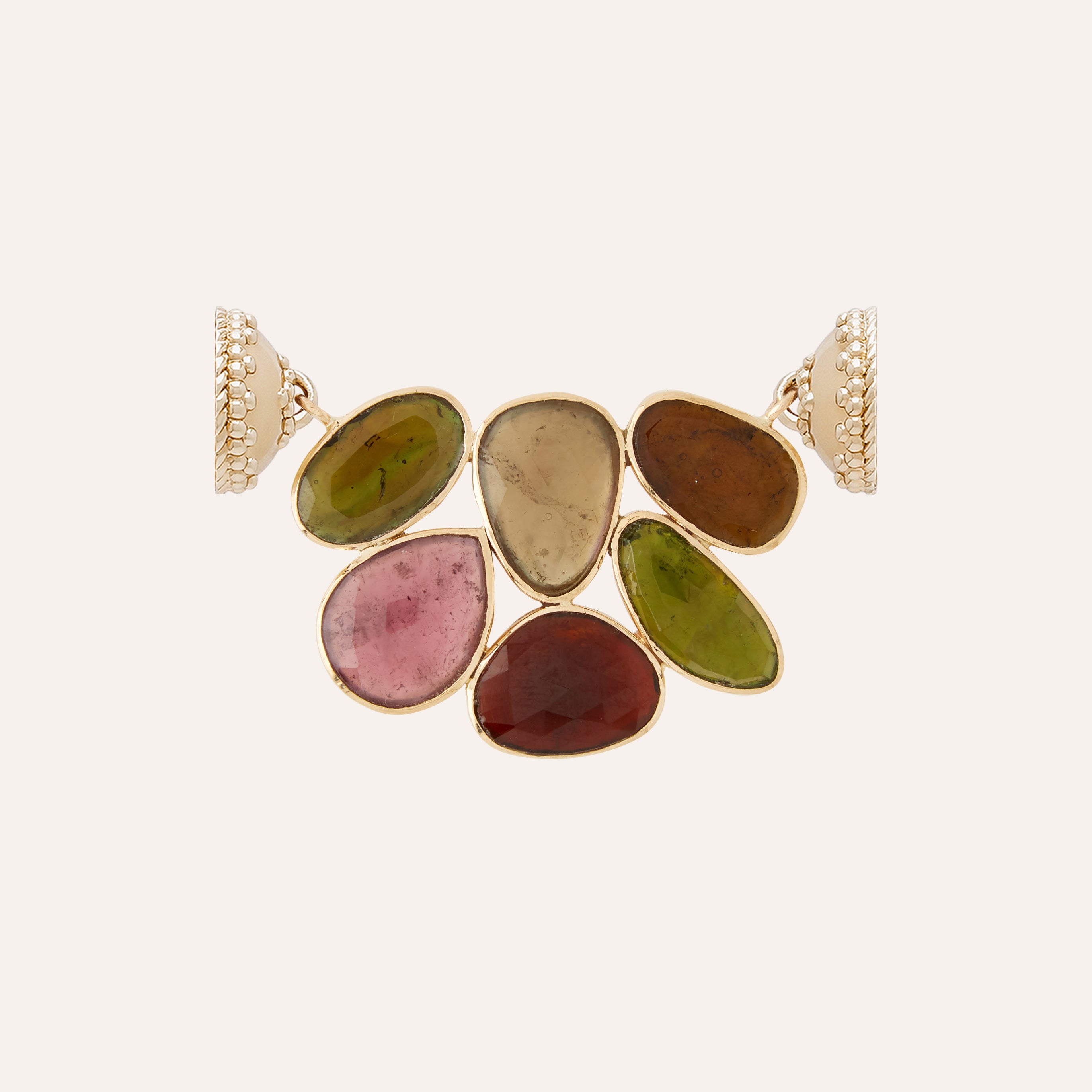 Dark Multi Color Tourmaline Cluster Centerpiece