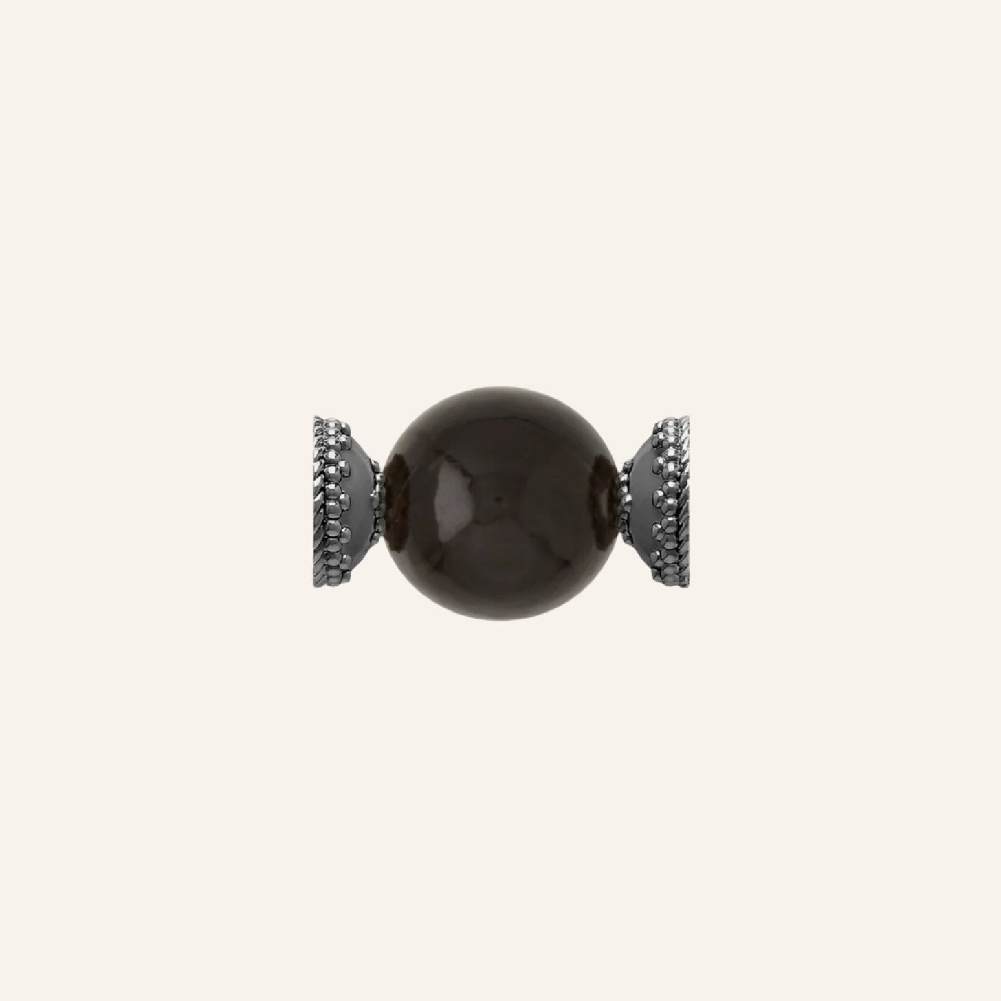 Victoire Black Buffalo Horn 19mm Gunmetal Centerpiece