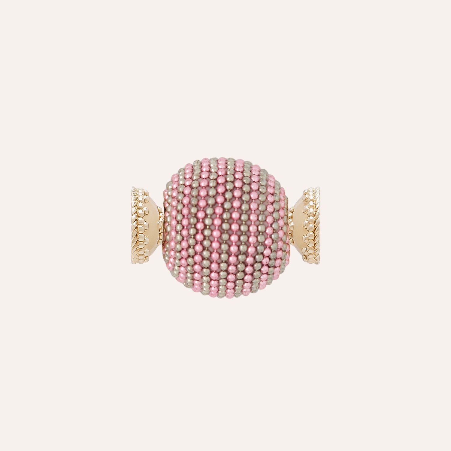 Caviar Mauve & Gray Bead 25mm Centerpiece