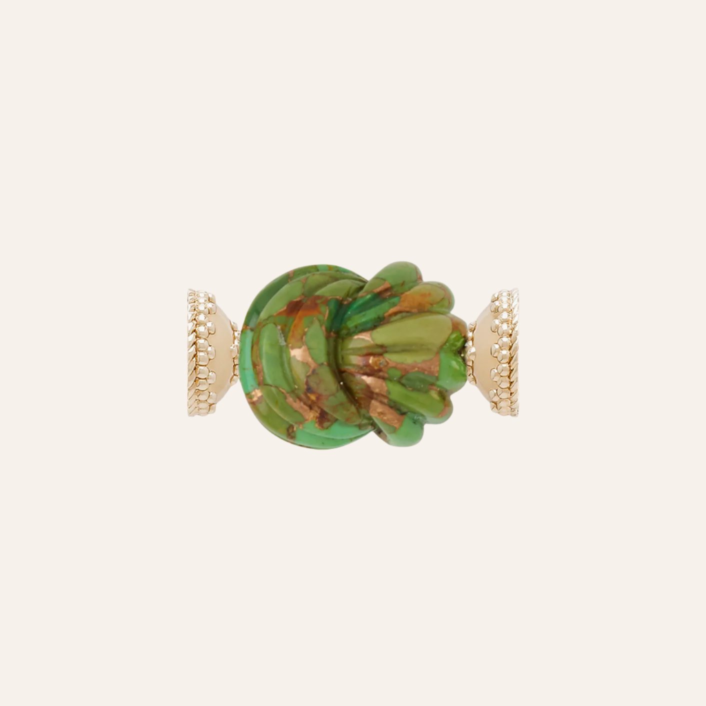 Mini Carved Knot Mohave Green Centerpiece