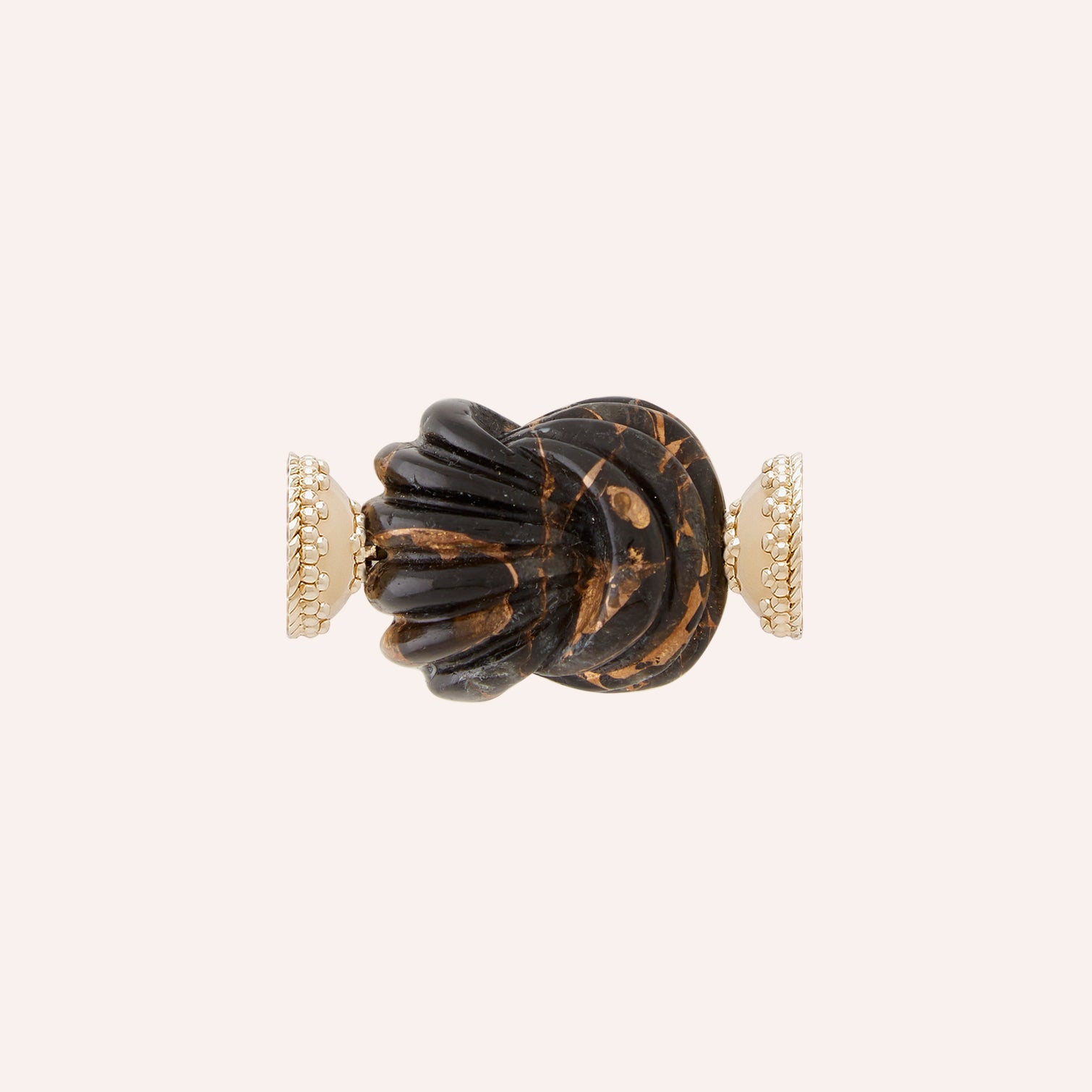 Mini Carved Knot Bronze Dalmatian Centerpiece