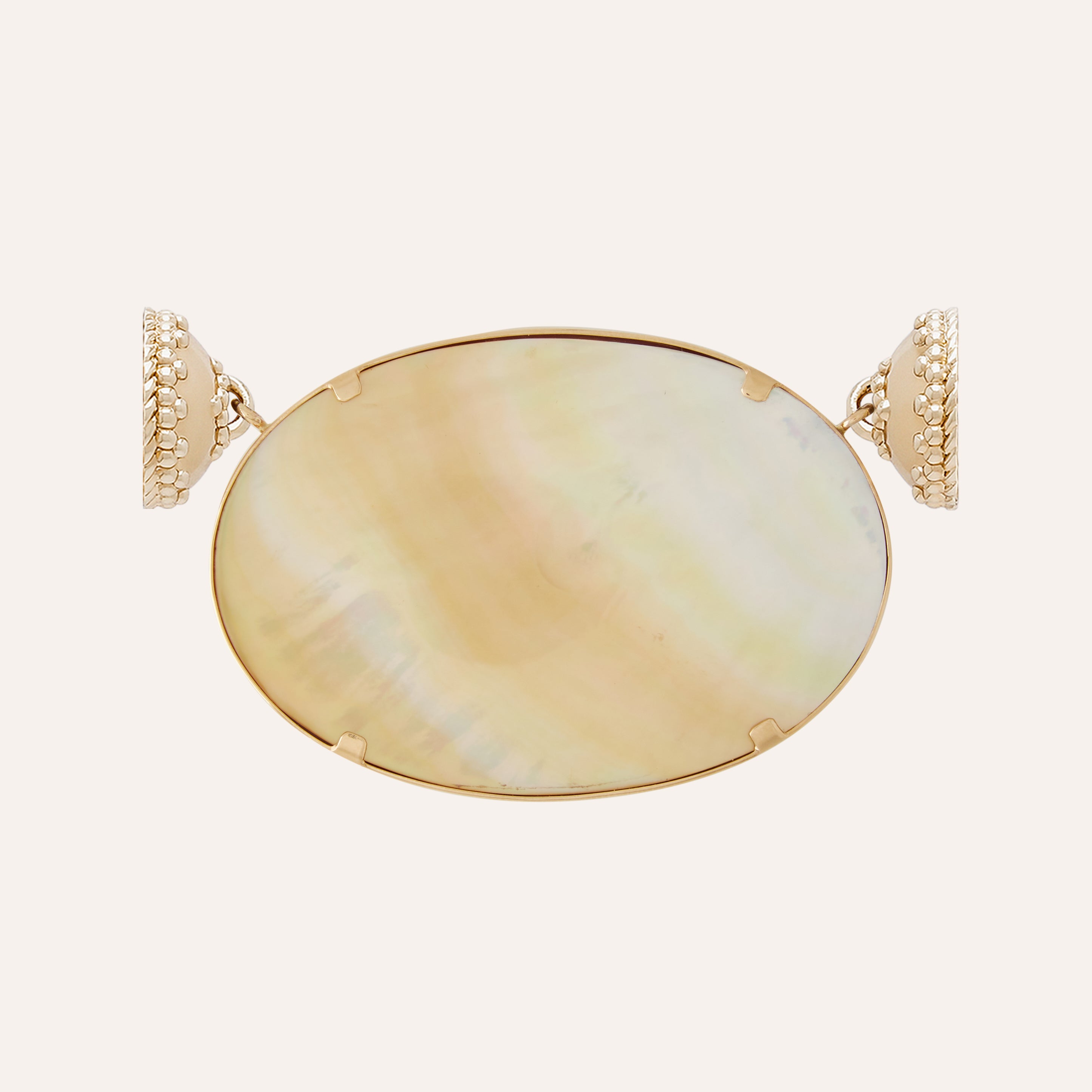 Phosphosiderite Oval Cabochon Centerpiece