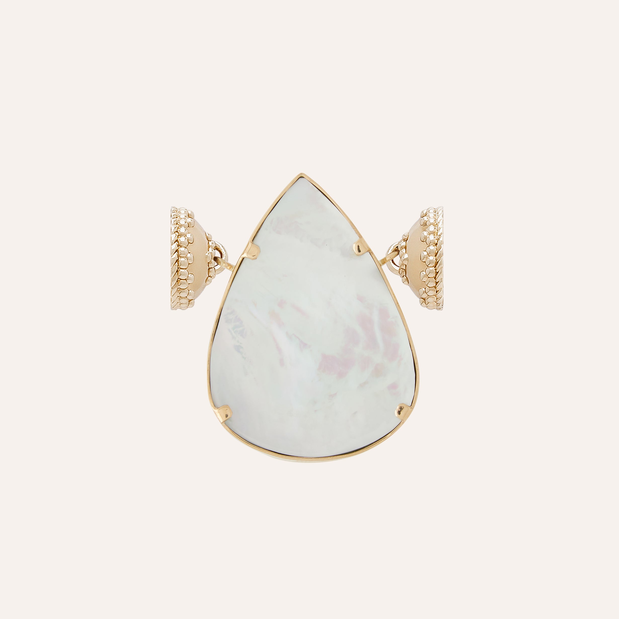 Small Larimar Teardrop Centerpiece