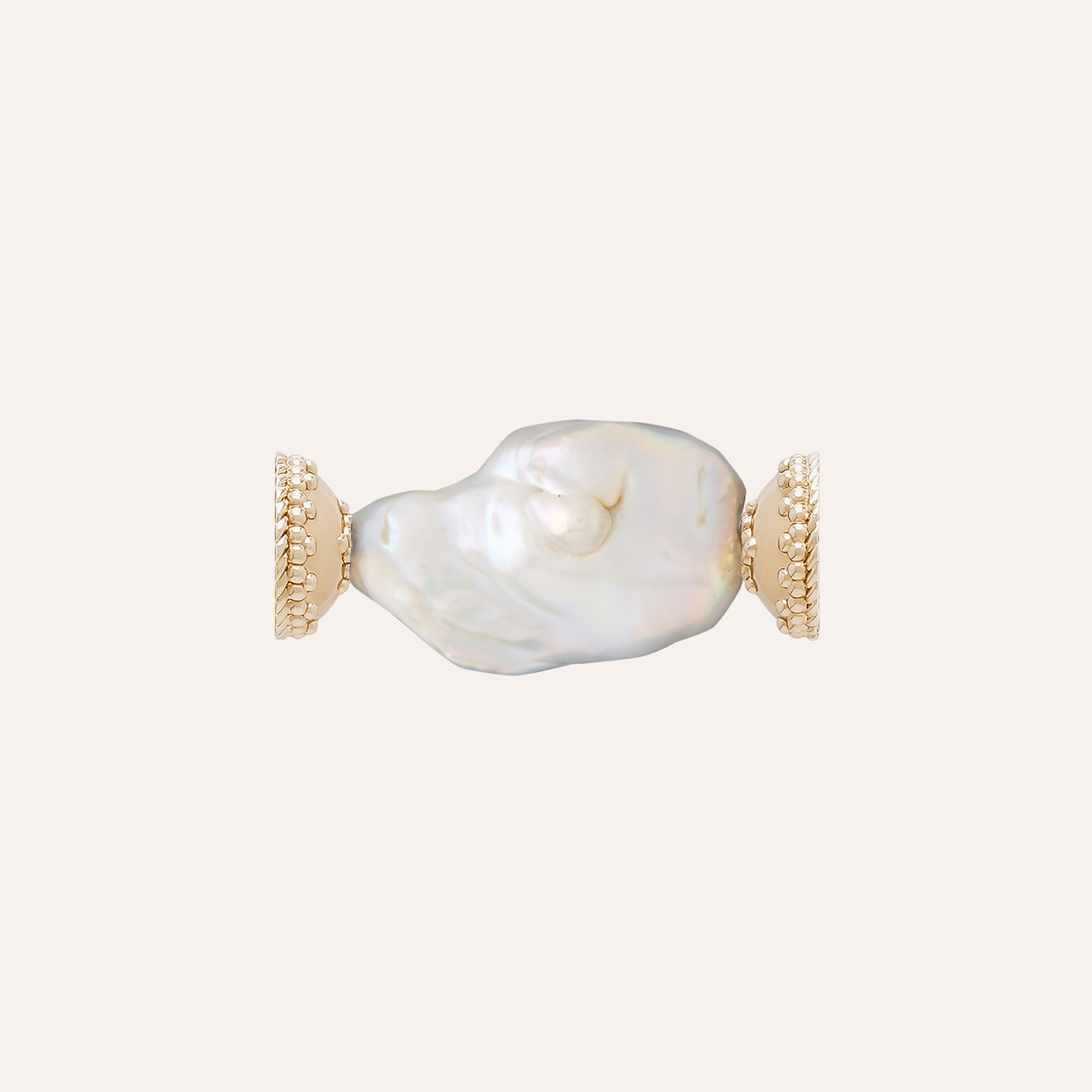 Freshwater White Baroque Pearl Centerpiece
