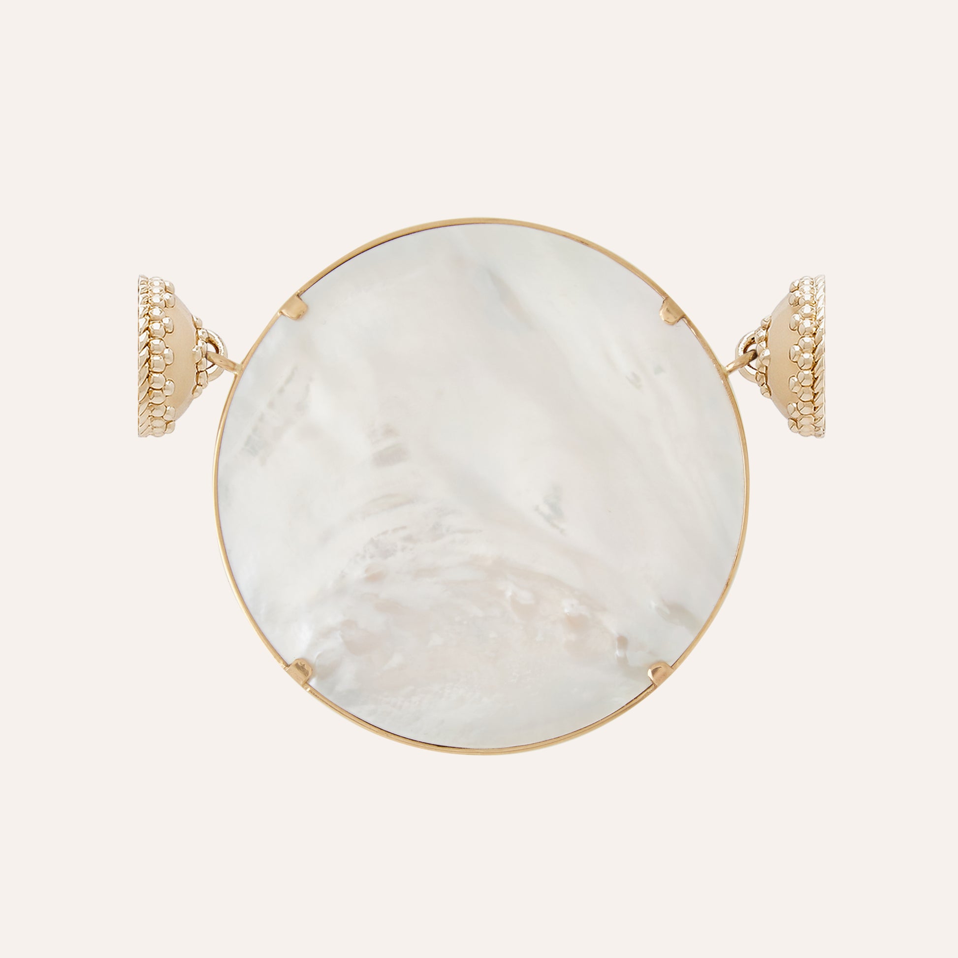 Large White Watch Dial Centerpiece