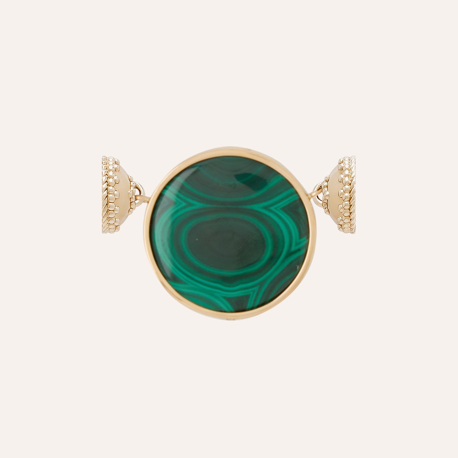 Malachite Round Centerpiece