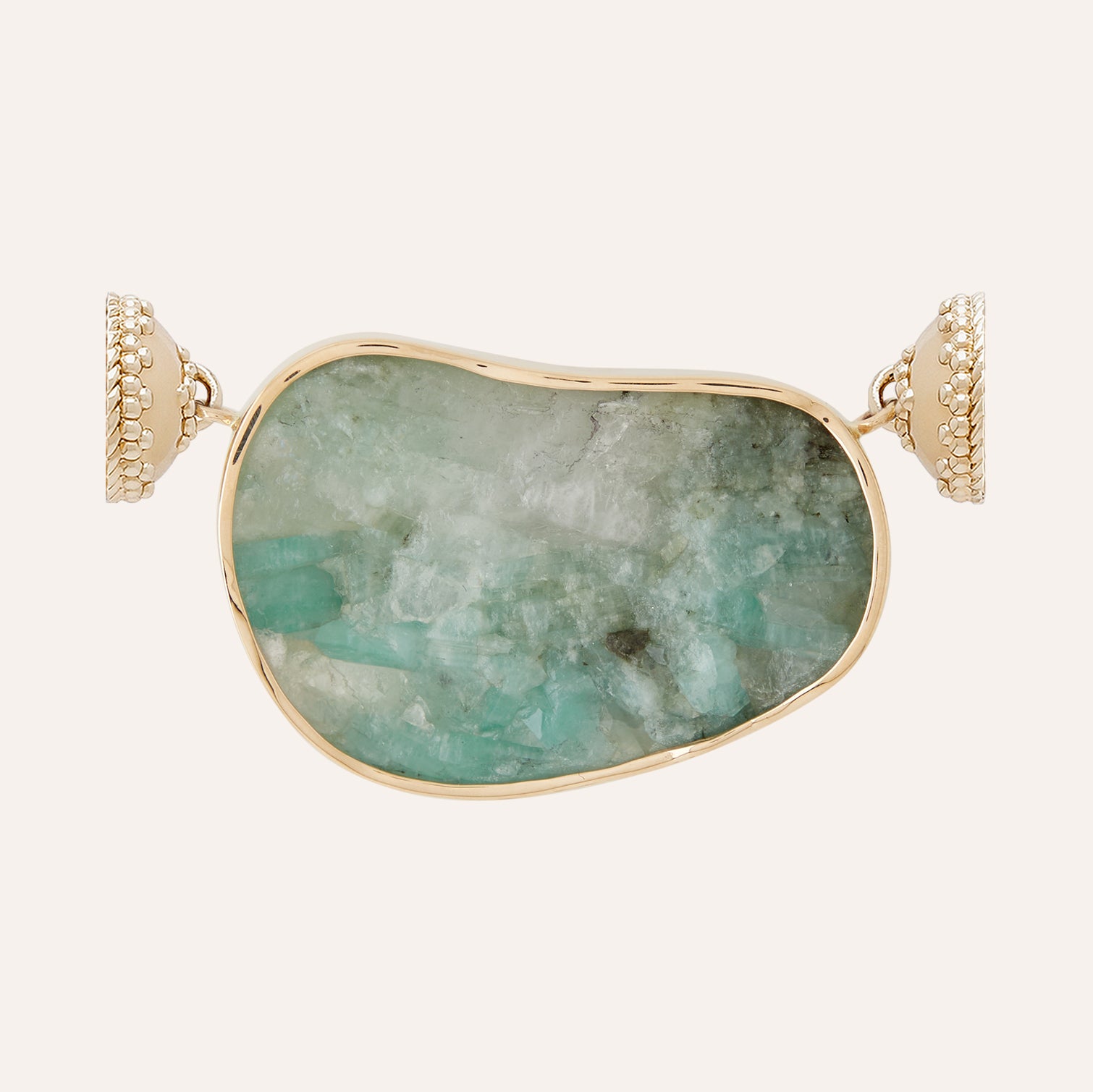 Medium Irregular Emerald Centerpiece
