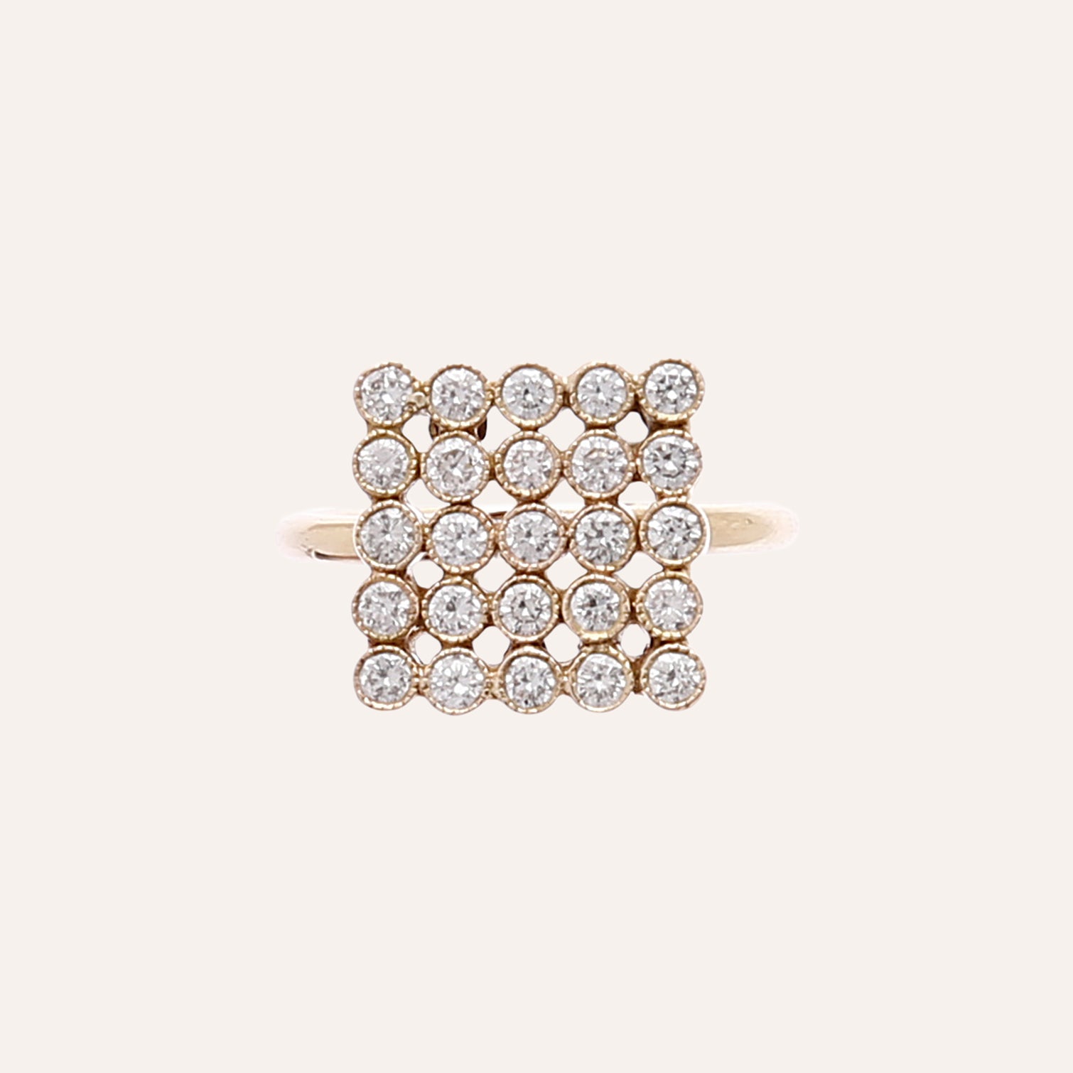 18K Marquee Diamond Ring