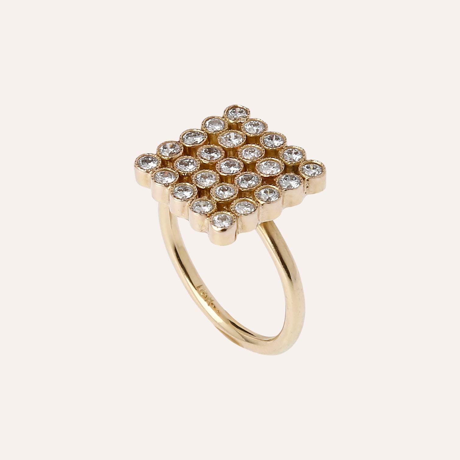 18K Marquee Diamond Ring