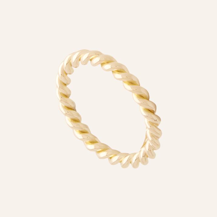 18K Gold Twist Ring