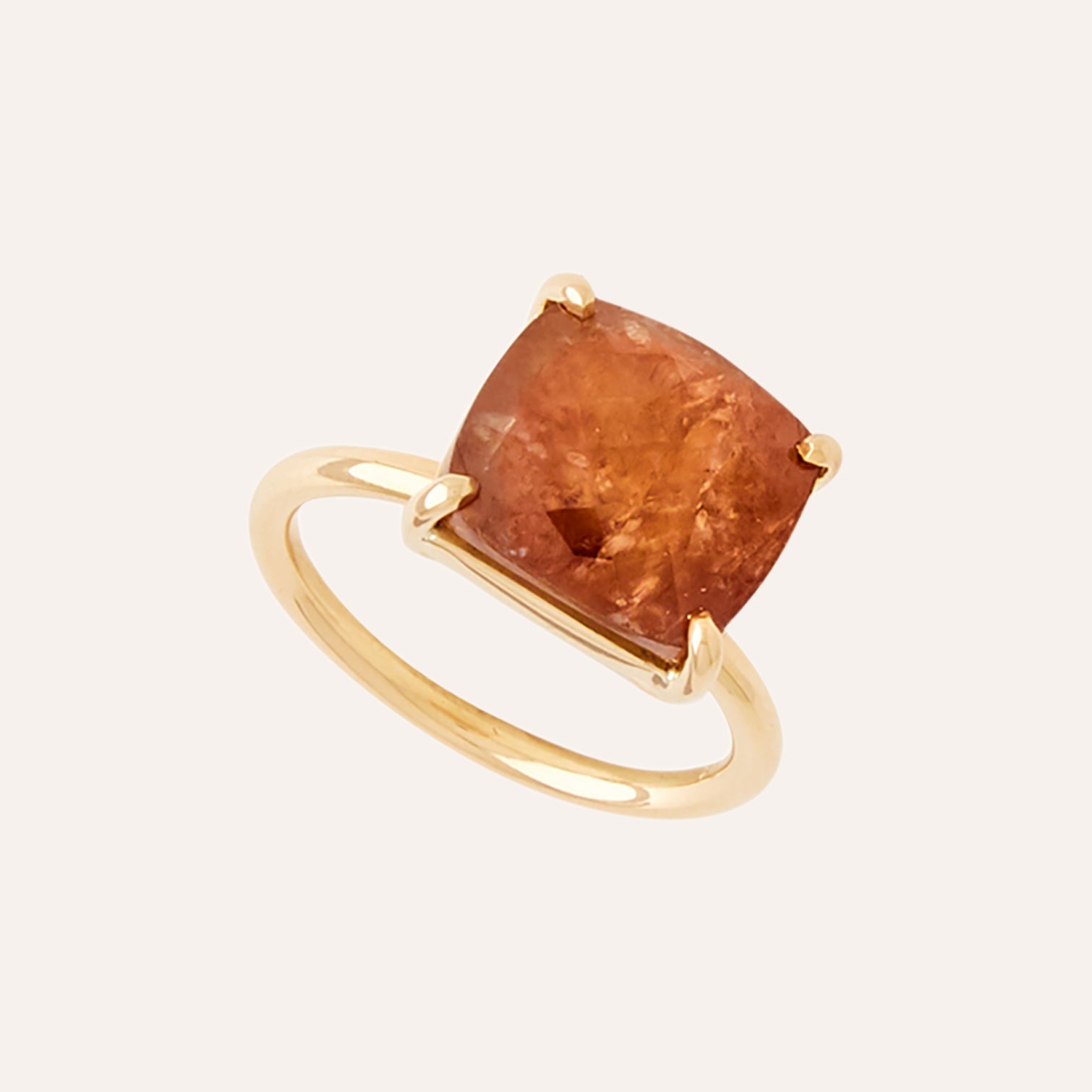 18K Champagne Zircon Ring
