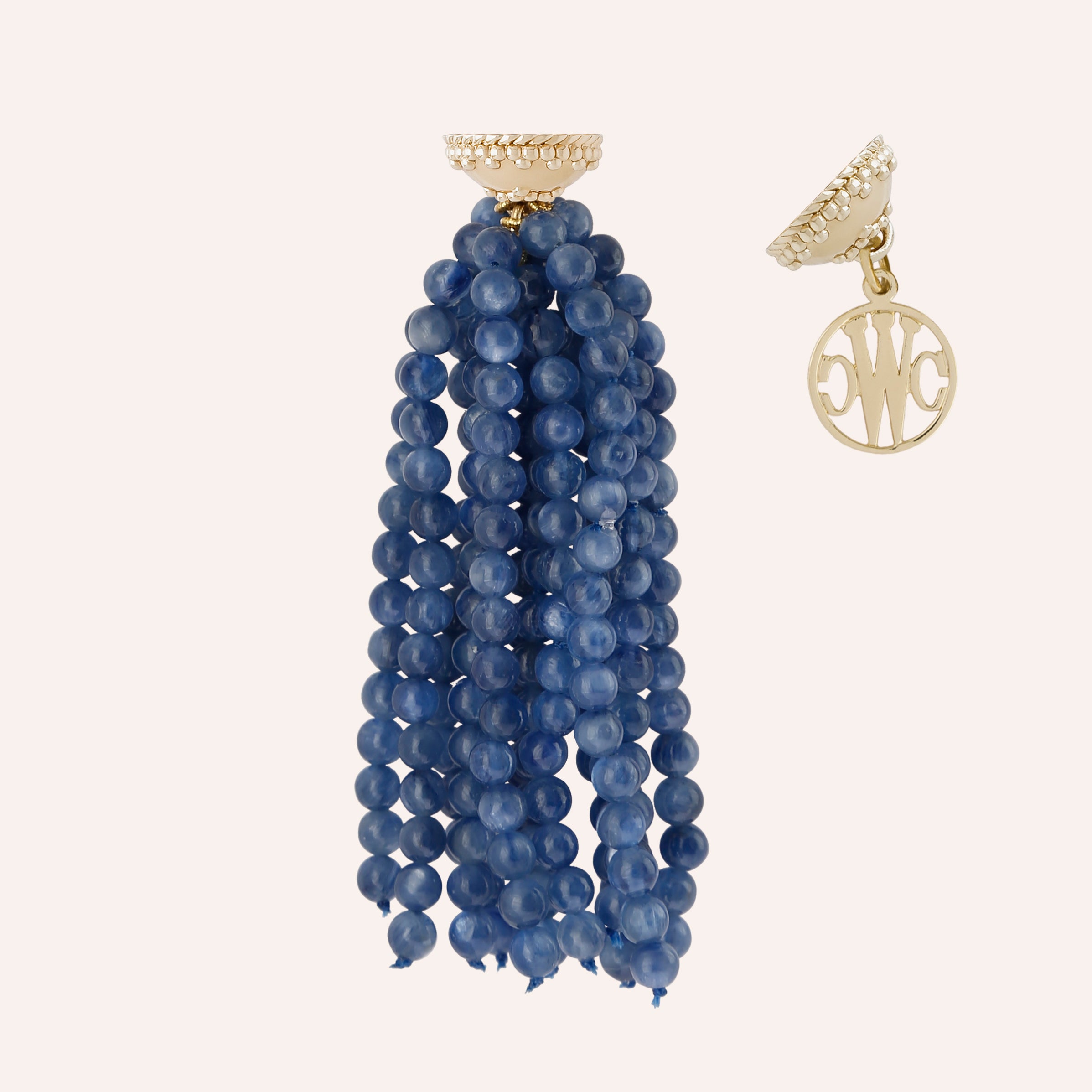 Victoire Kyanite 4mm Tassel