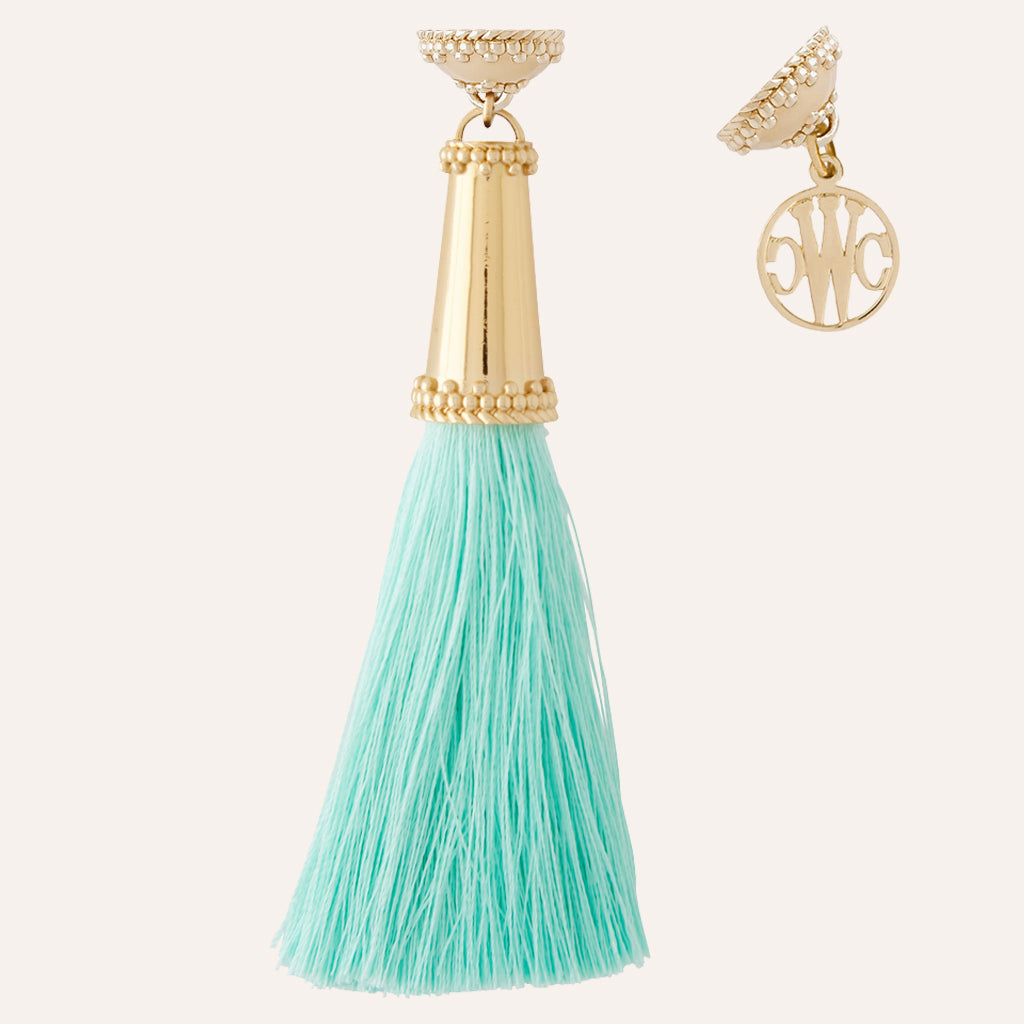 Signature Capri Teal Silk Tassel